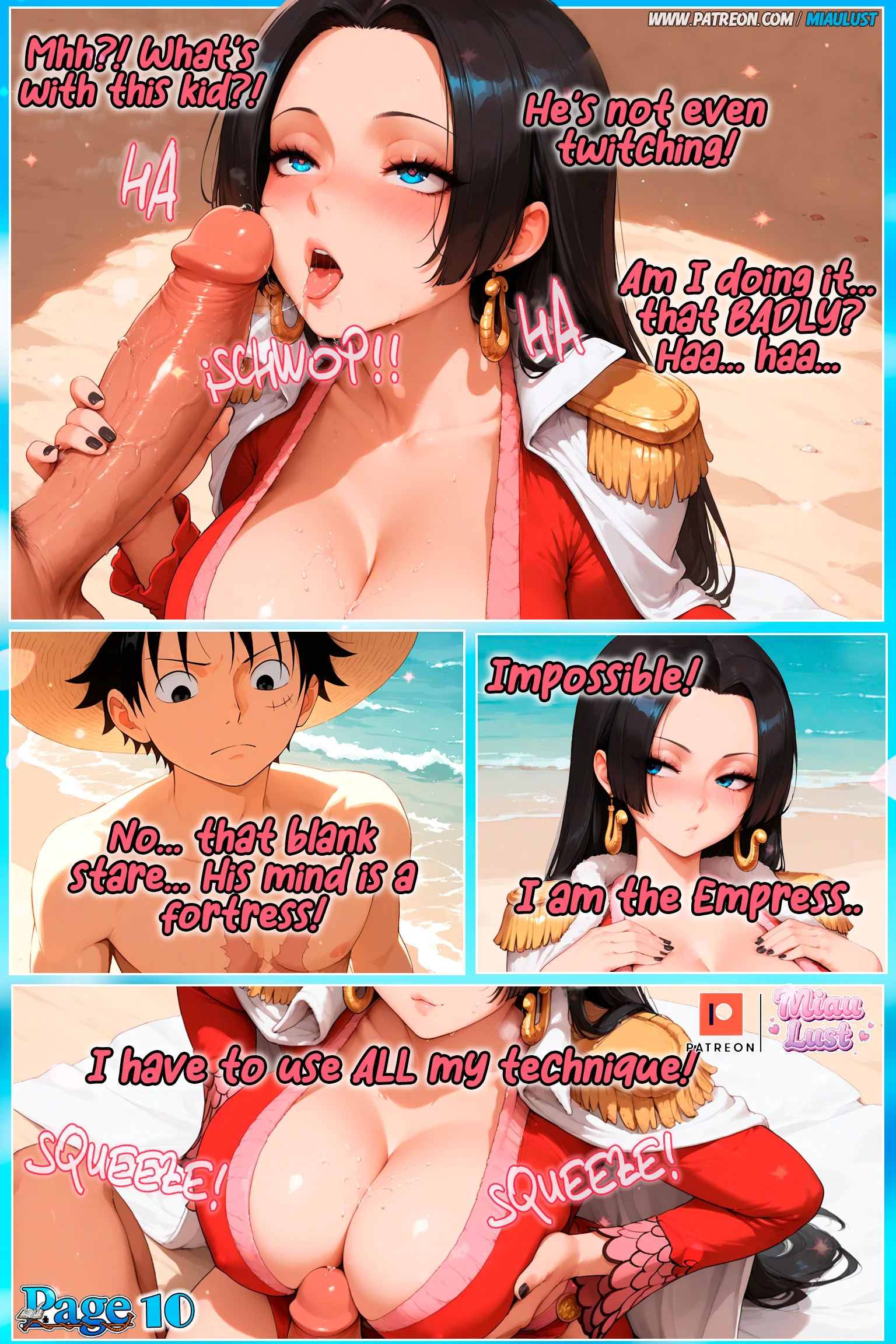 Boa Hancock One Piece parody comic by Miaulust — One Pleasure – Boa Hancock, page 13
