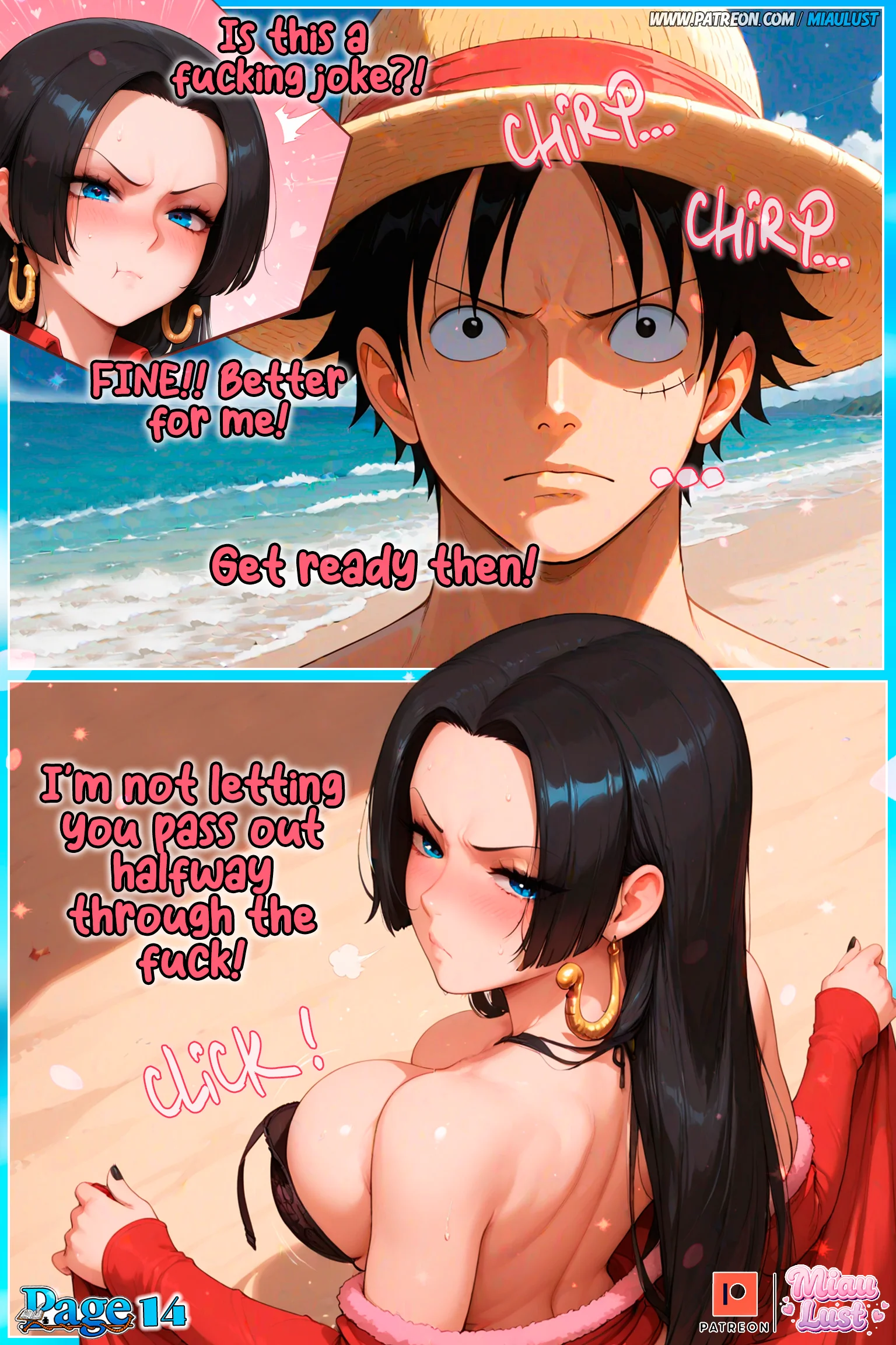 Boa Hancock One Piece parody comic by Miaulust — One Pleasure – Boa Hancock, page 17
