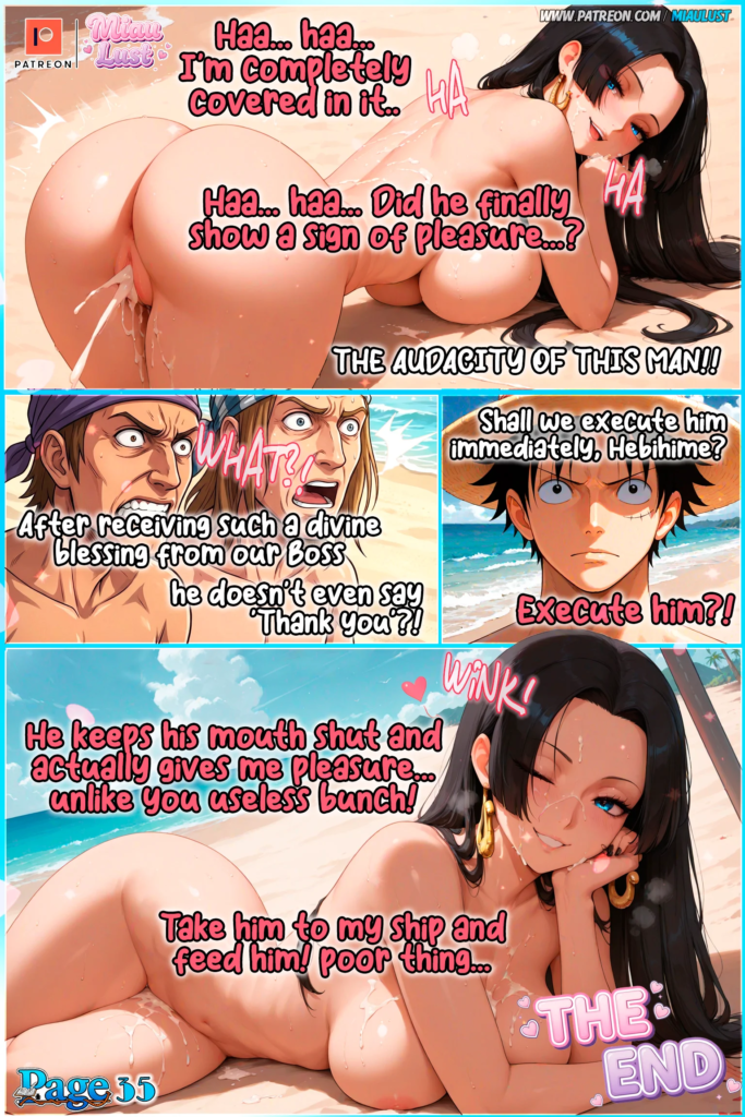 Boa Hancock One Piece parody comic by Miaulust — One Pleasure – Boa Hancock, page 39