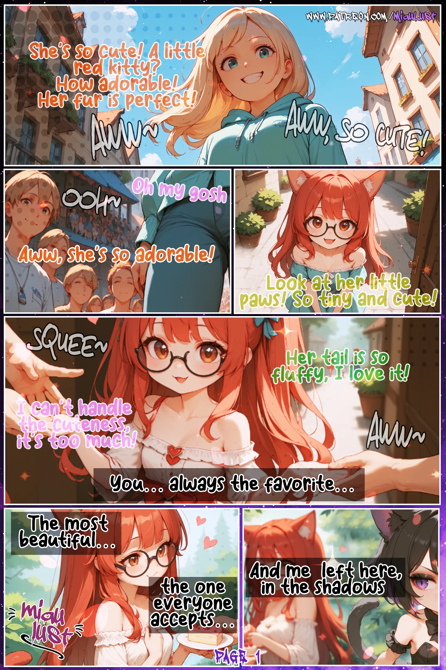 Miau original comic by Miaulust — Cat – Napped 2, page 2
