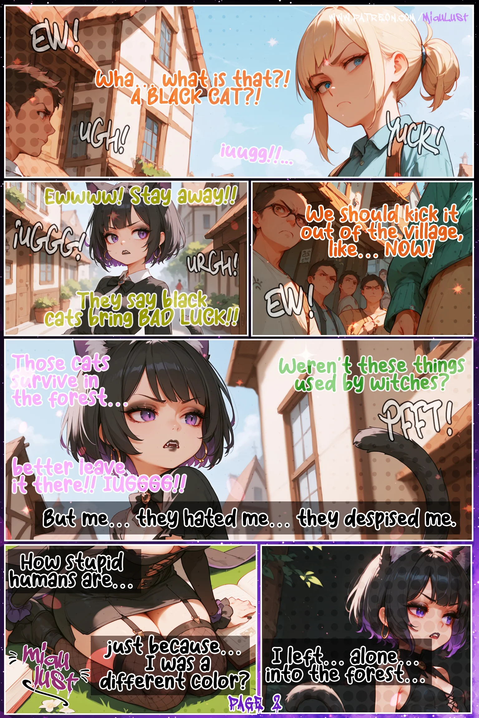 Miau original comic by Miaulust — Cat – Napped 2, page 3