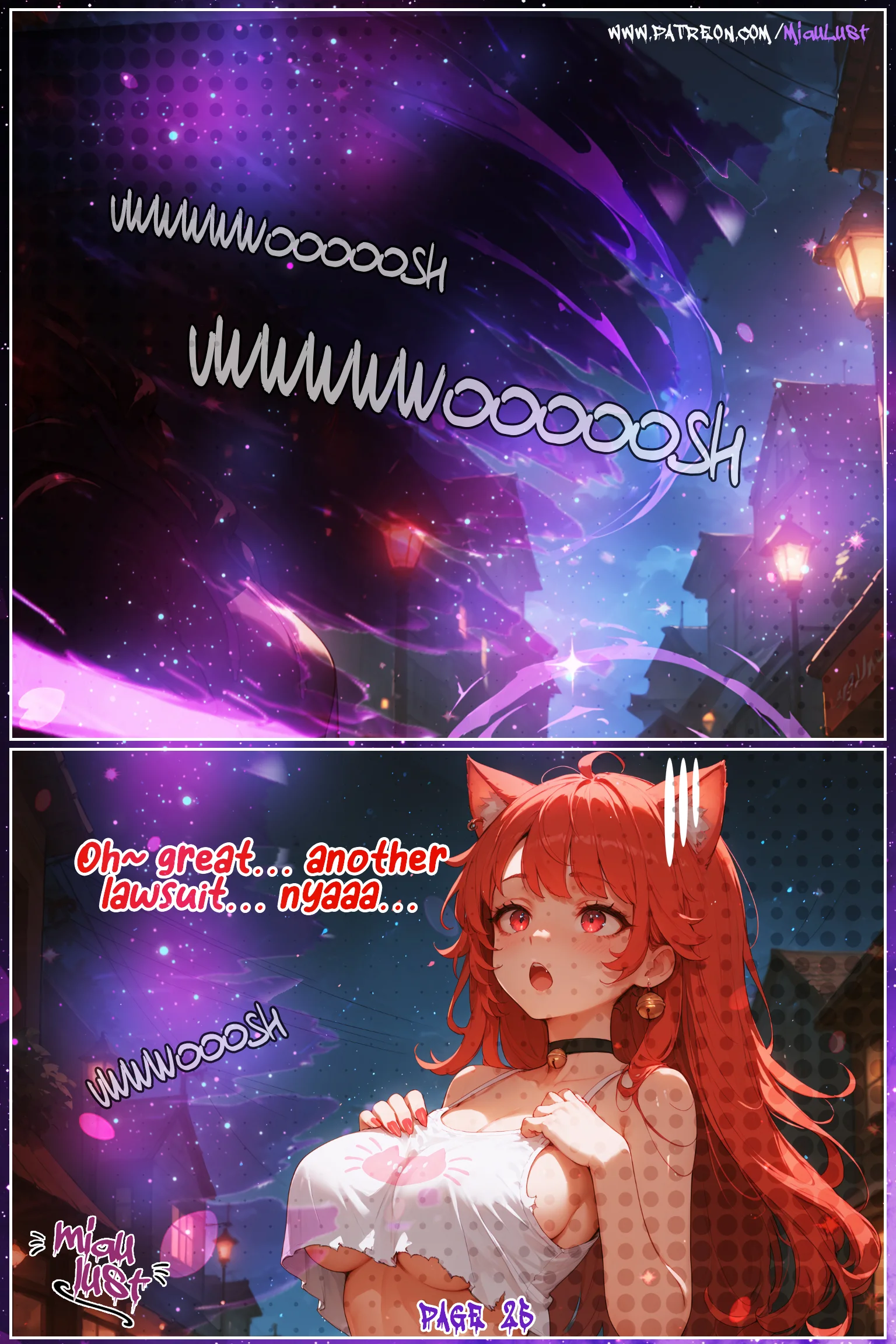 Miau original comic by Miaulust — Cat – Napped 2, page 28