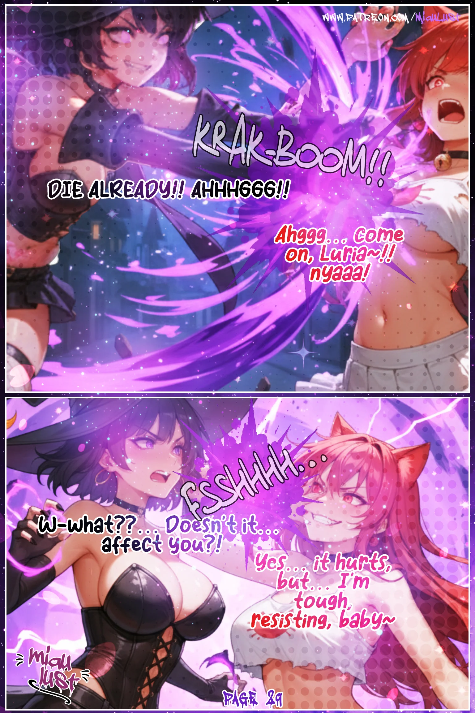 Miau original comic by Miaulust — Cat – Napped 2, page 32