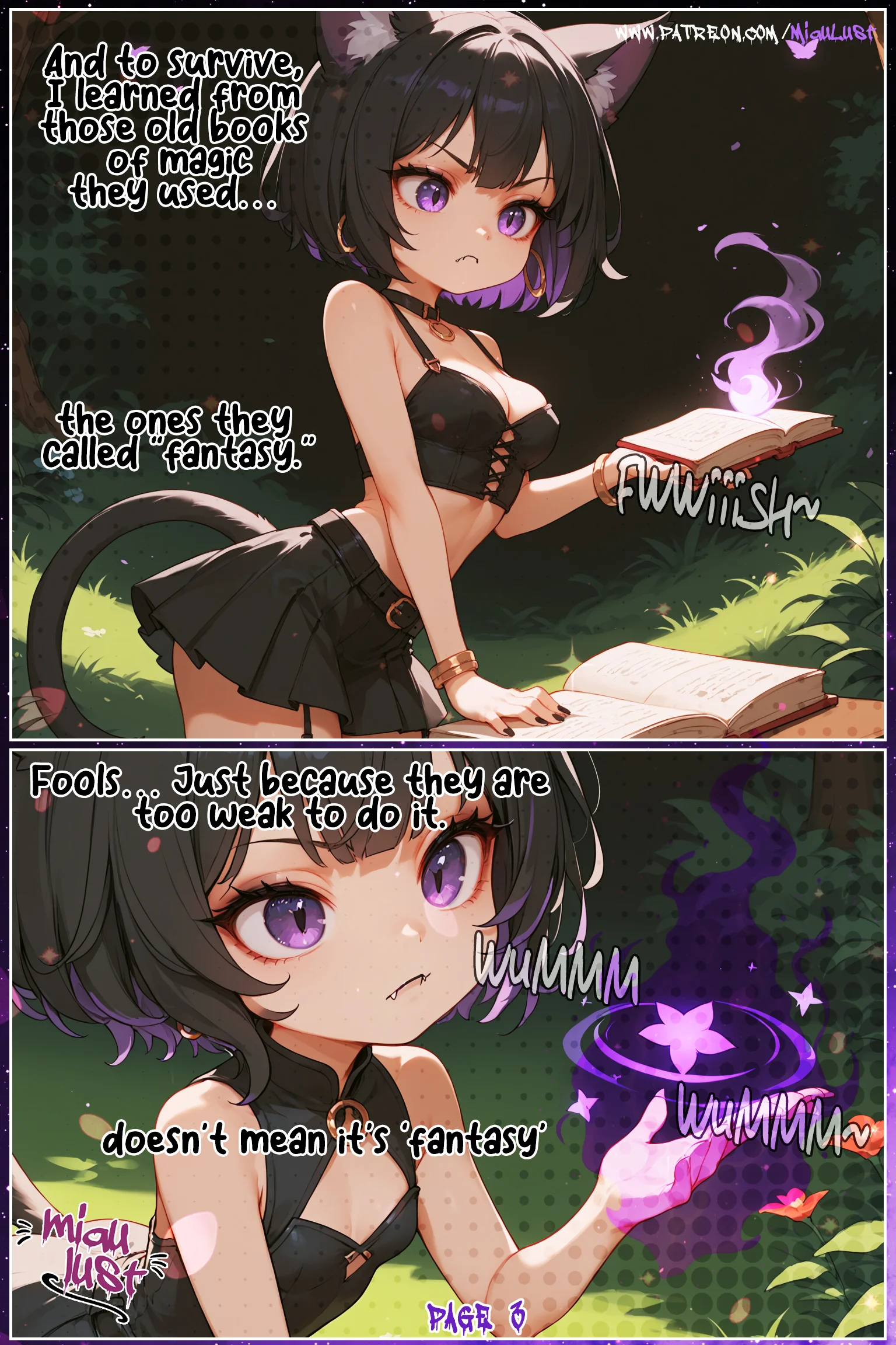 Miau original comic by Miaulust — Cat – Napped 2, page 4