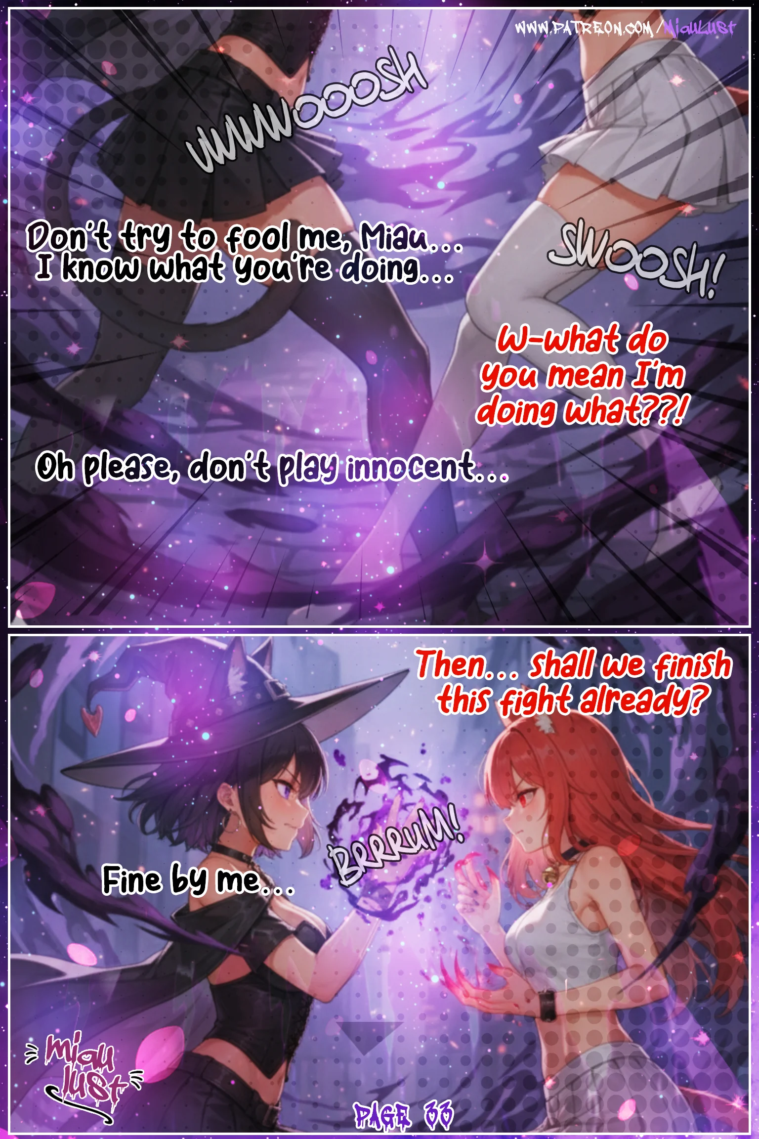 Miau original comic by Miaulust — Cat – Napped 2, page 36