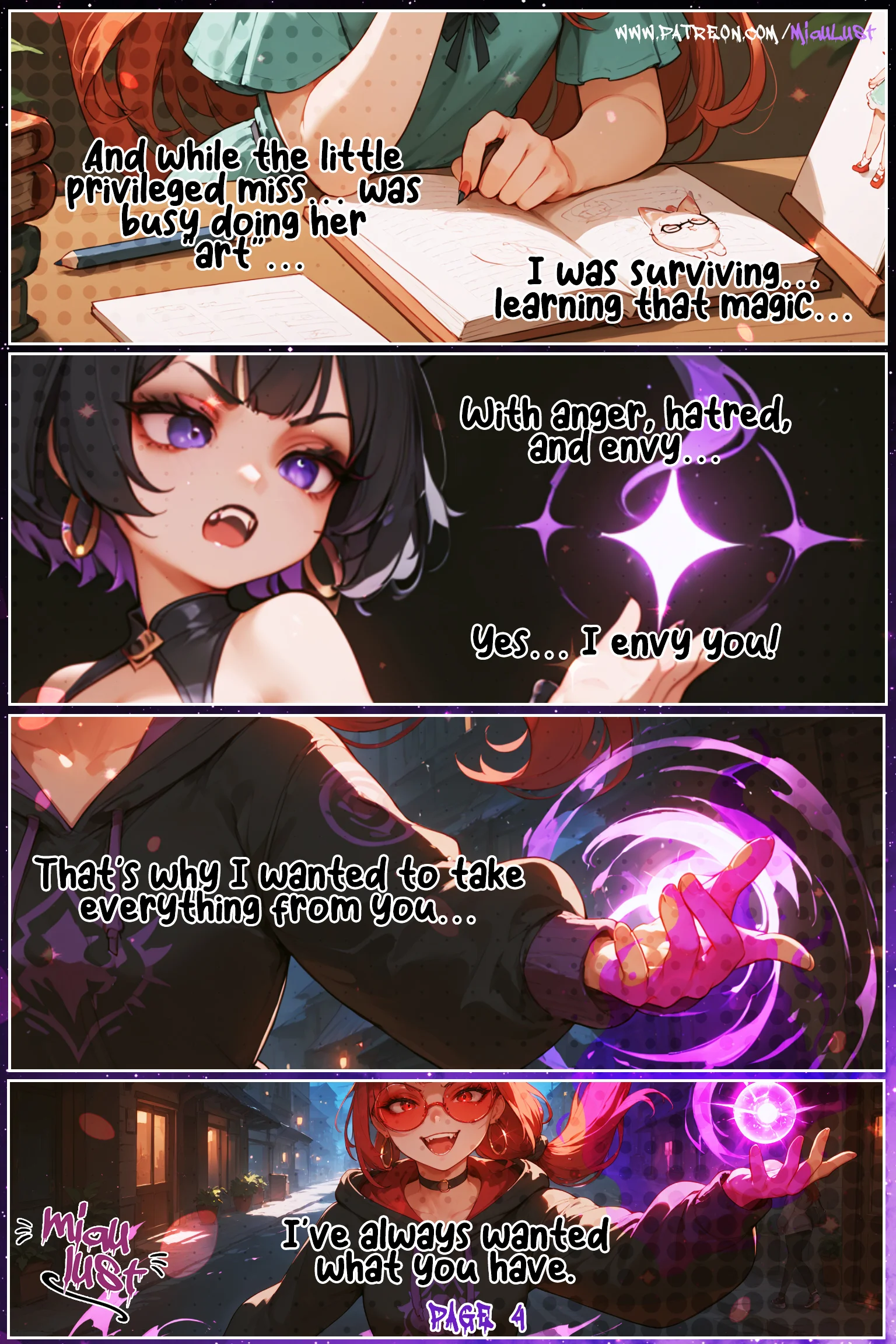Miau original comic by Miaulust — Cat – Napped 2, page 5