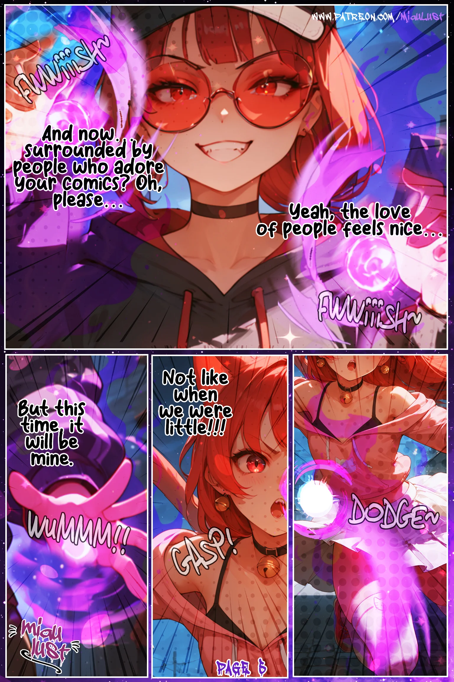 Miau original comic by Miaulust — Cat – Napped 2, page 7
