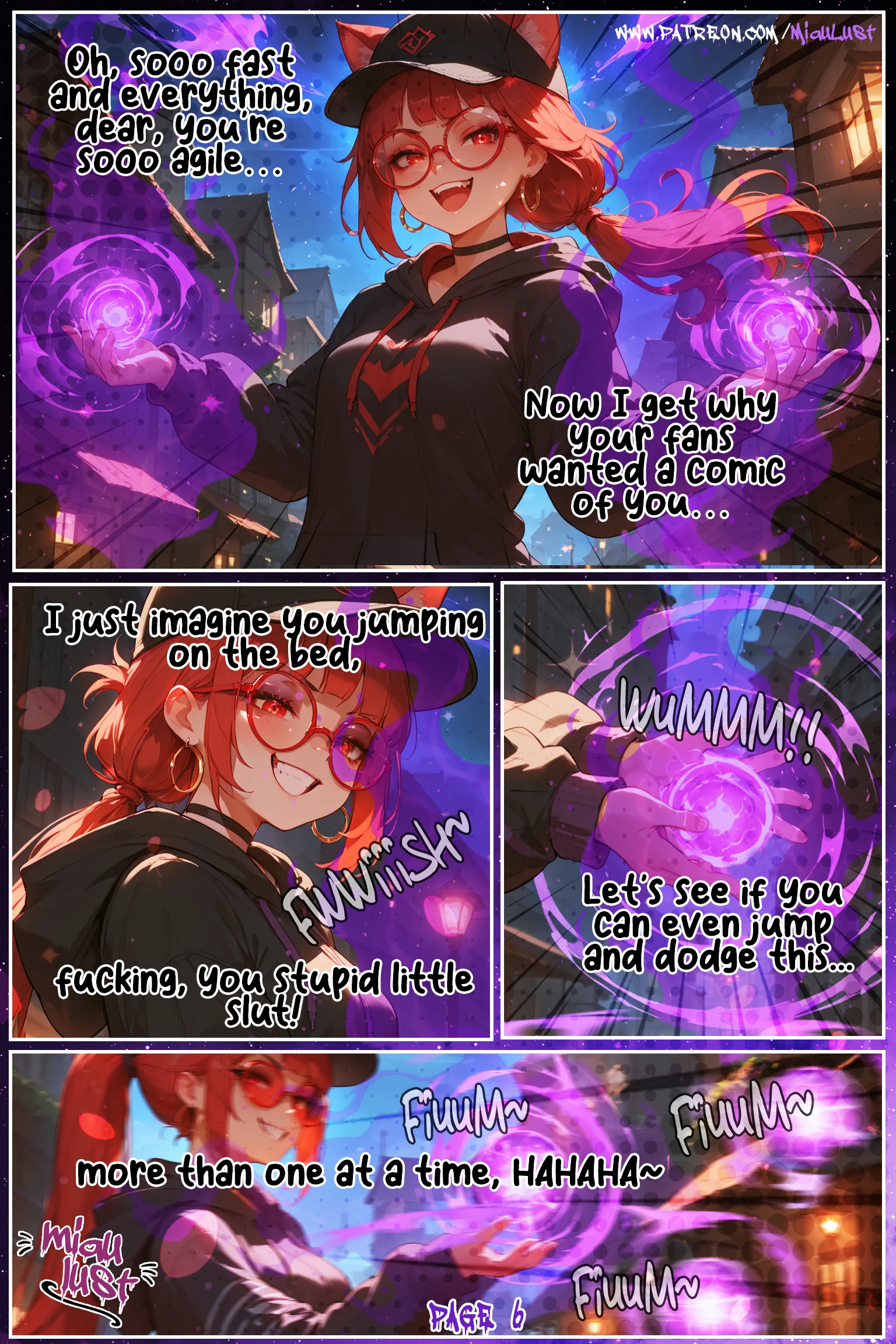 Miau original comic by Miaulust — Cat – Napped 2, page 8