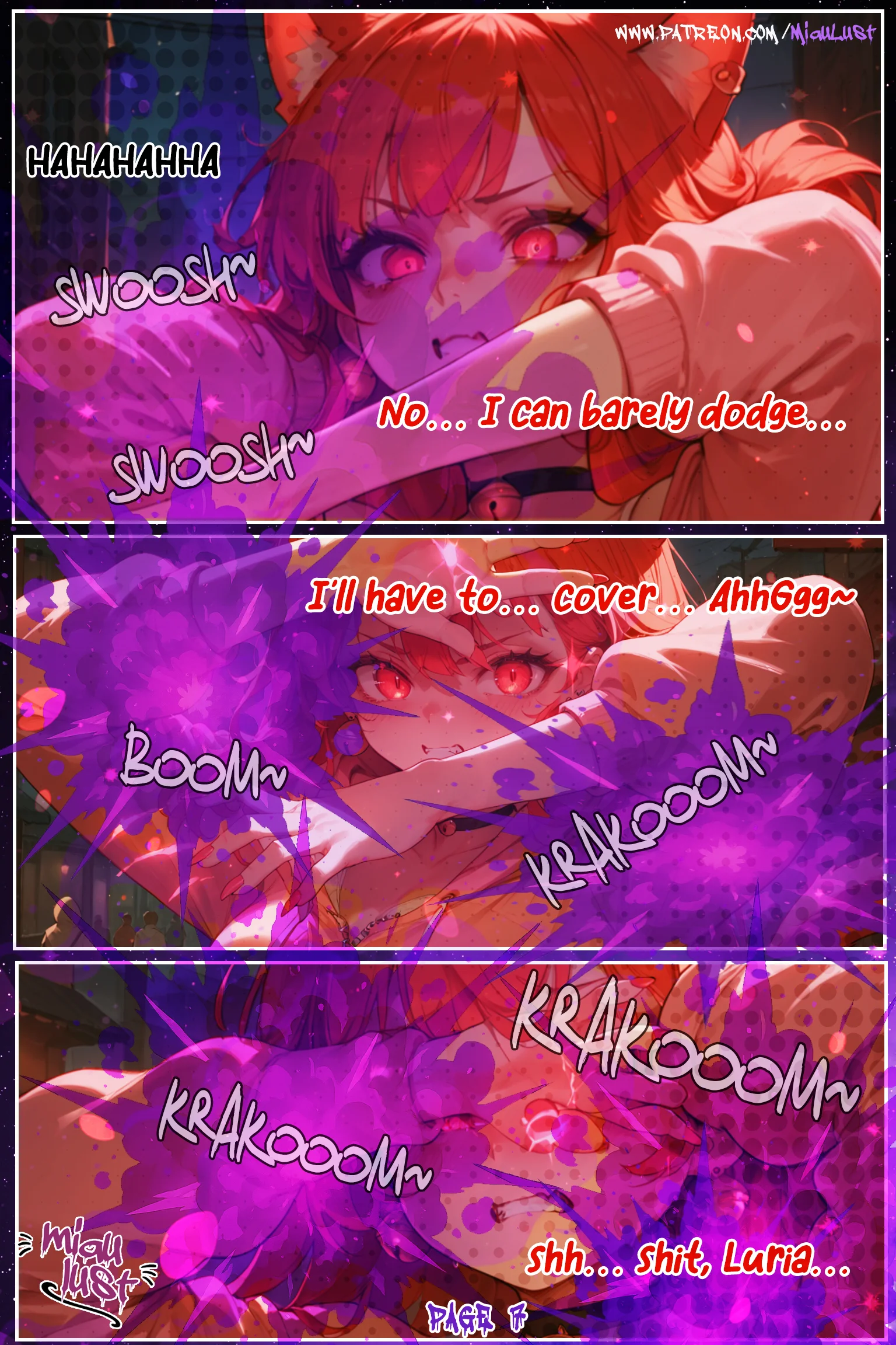 Miau original comic by Miaulust — Cat – Napped 2, page 9