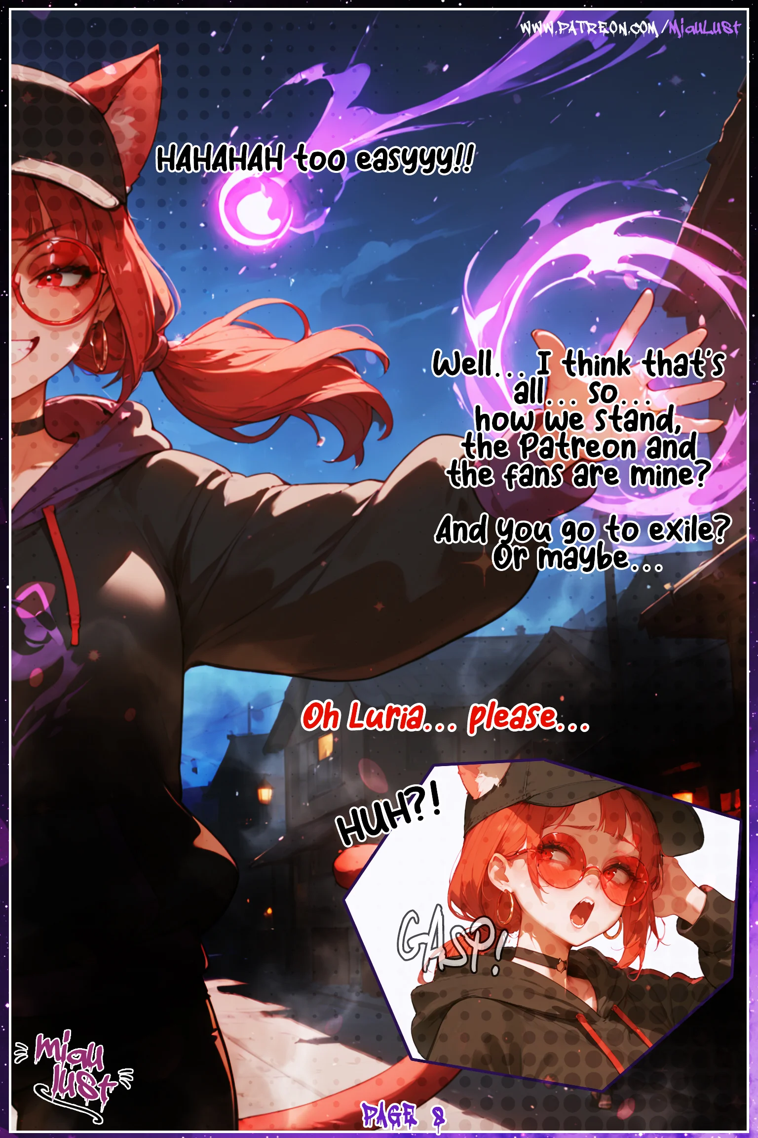 Miau original comic by Miaulust — Cat – Napped 2, page 10