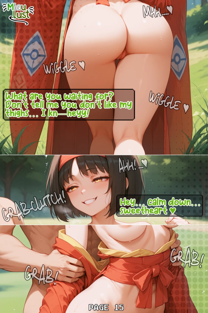 Erika Pokemon parody comic by Miaulust — Leaf Me Breathless, page 16