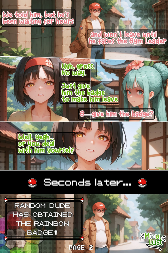 Erika Pokemon parody comic by Miaulust — Leaf Me Breathless, page 3