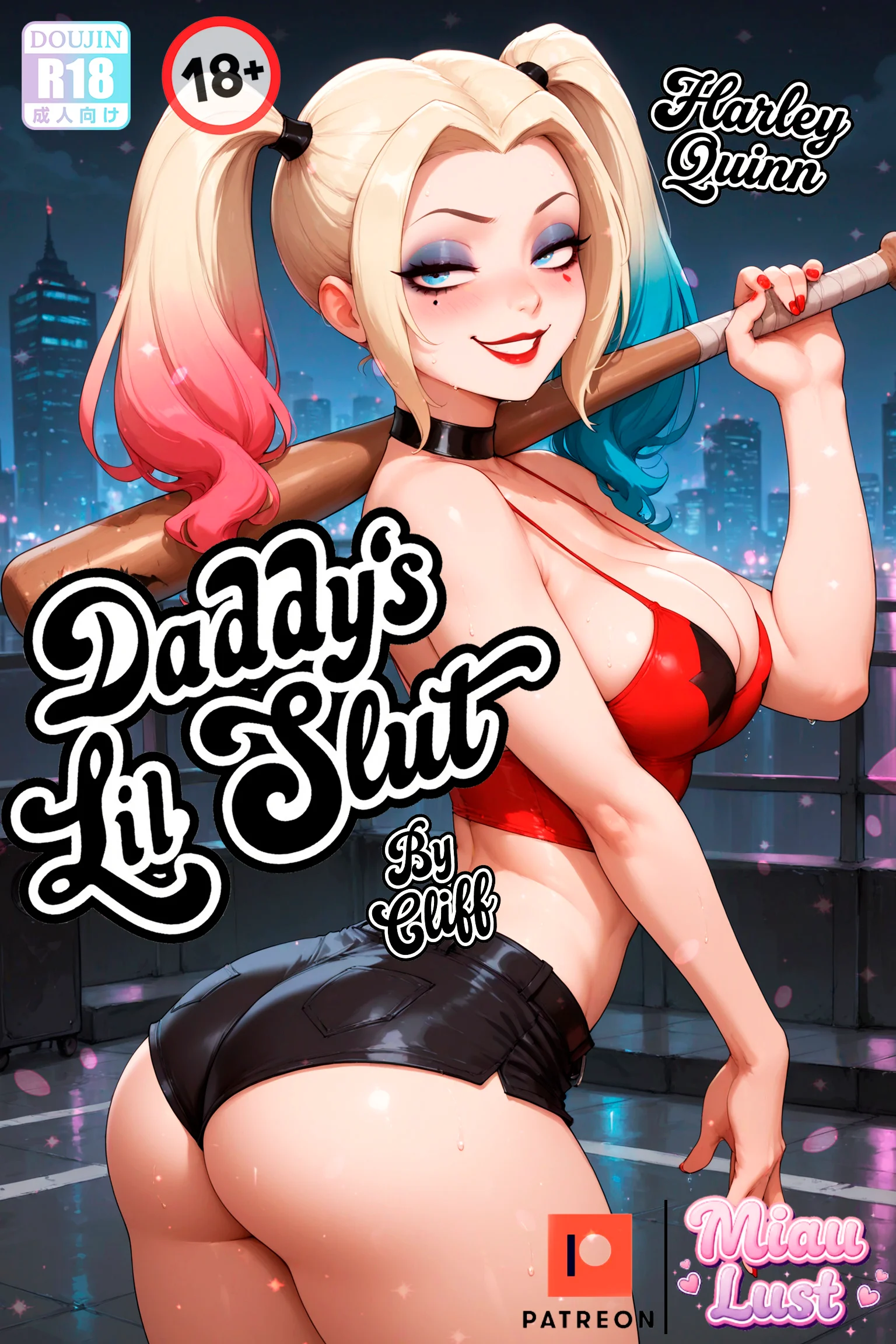 Daddys Lil Slut original comic by Miaulust — Daddys Lil Slut, page 1