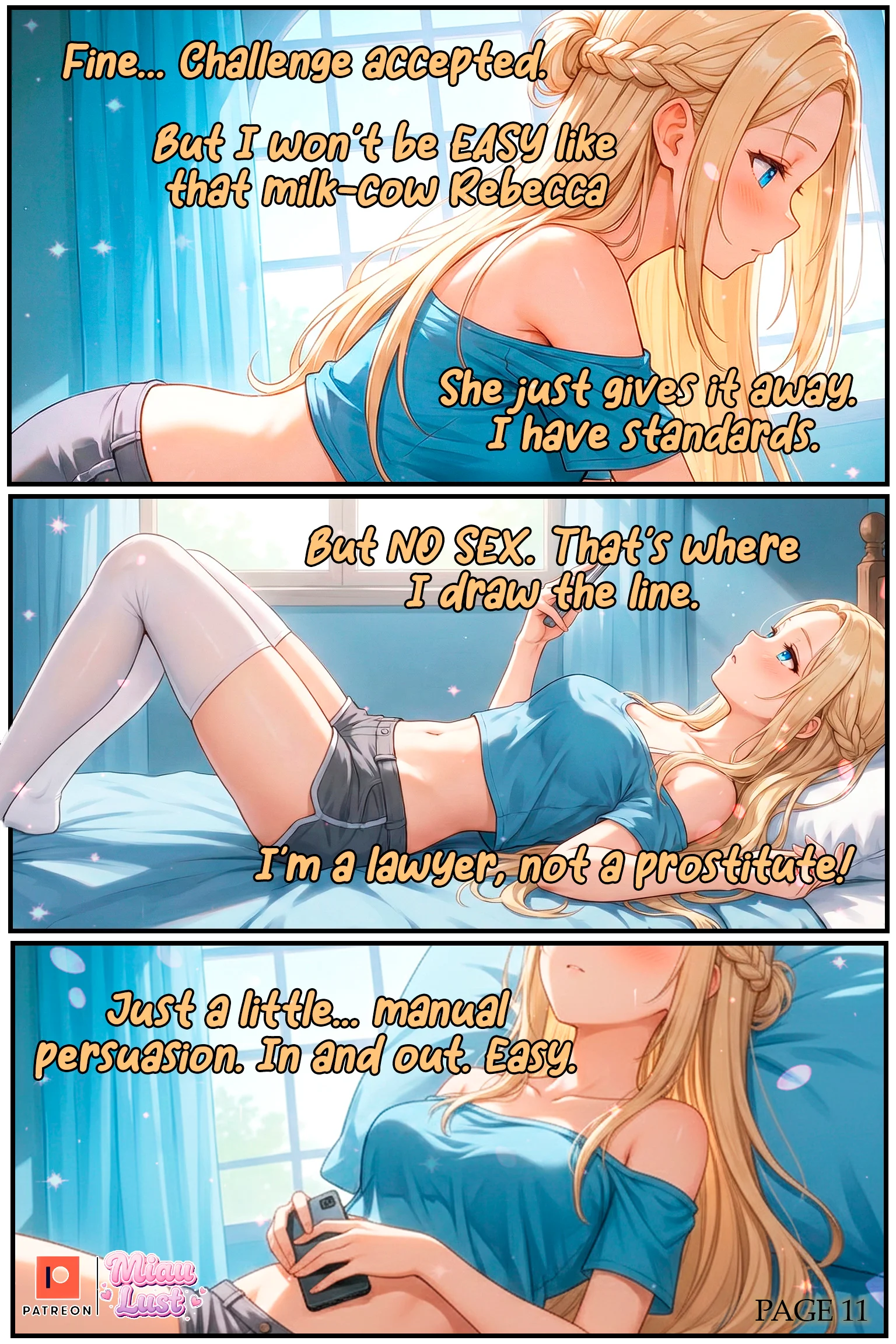 Power and Lexi original comic by Miaulust — Lexi Law, page 14