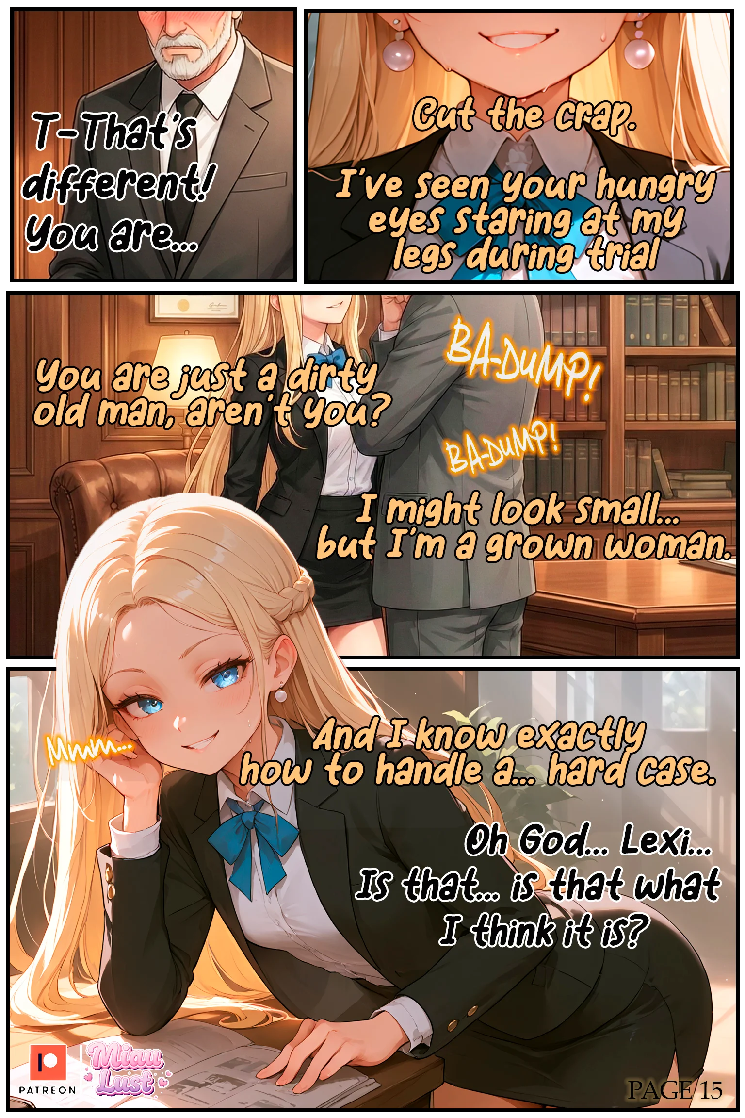 Power and Lexi original comic by Miaulust — Lexi Law, page 19