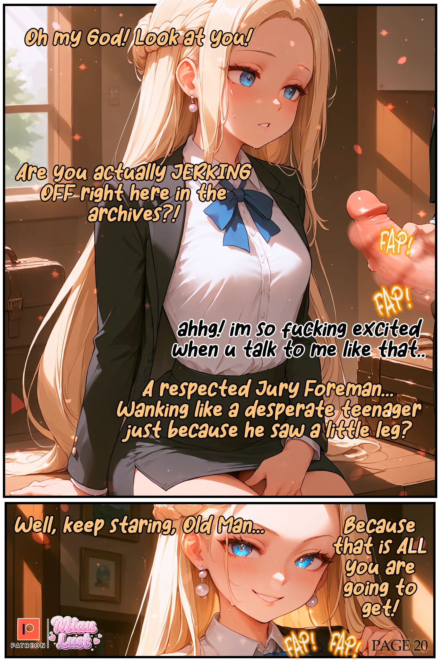 Power and Lexi original comic by Miaulust — Lexi Law, page 25