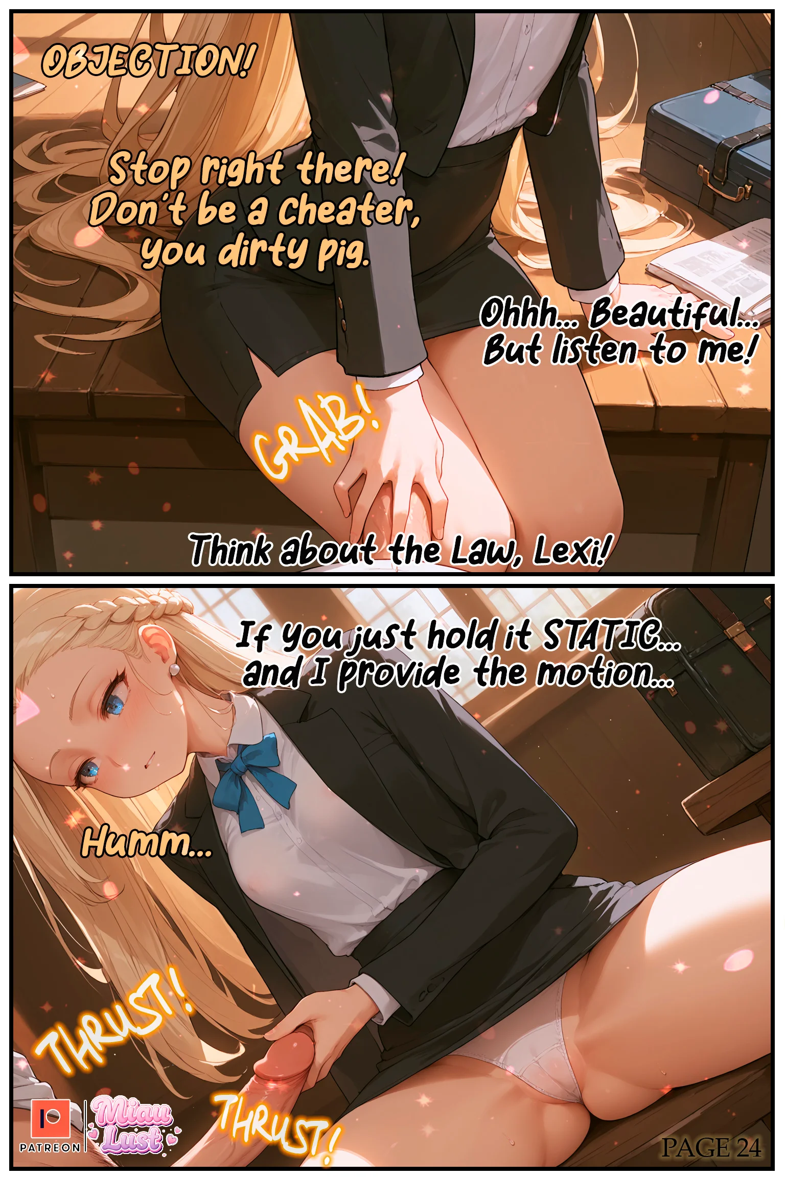 Power and Lexi original comic by Miaulust — Lexi Law, page 29