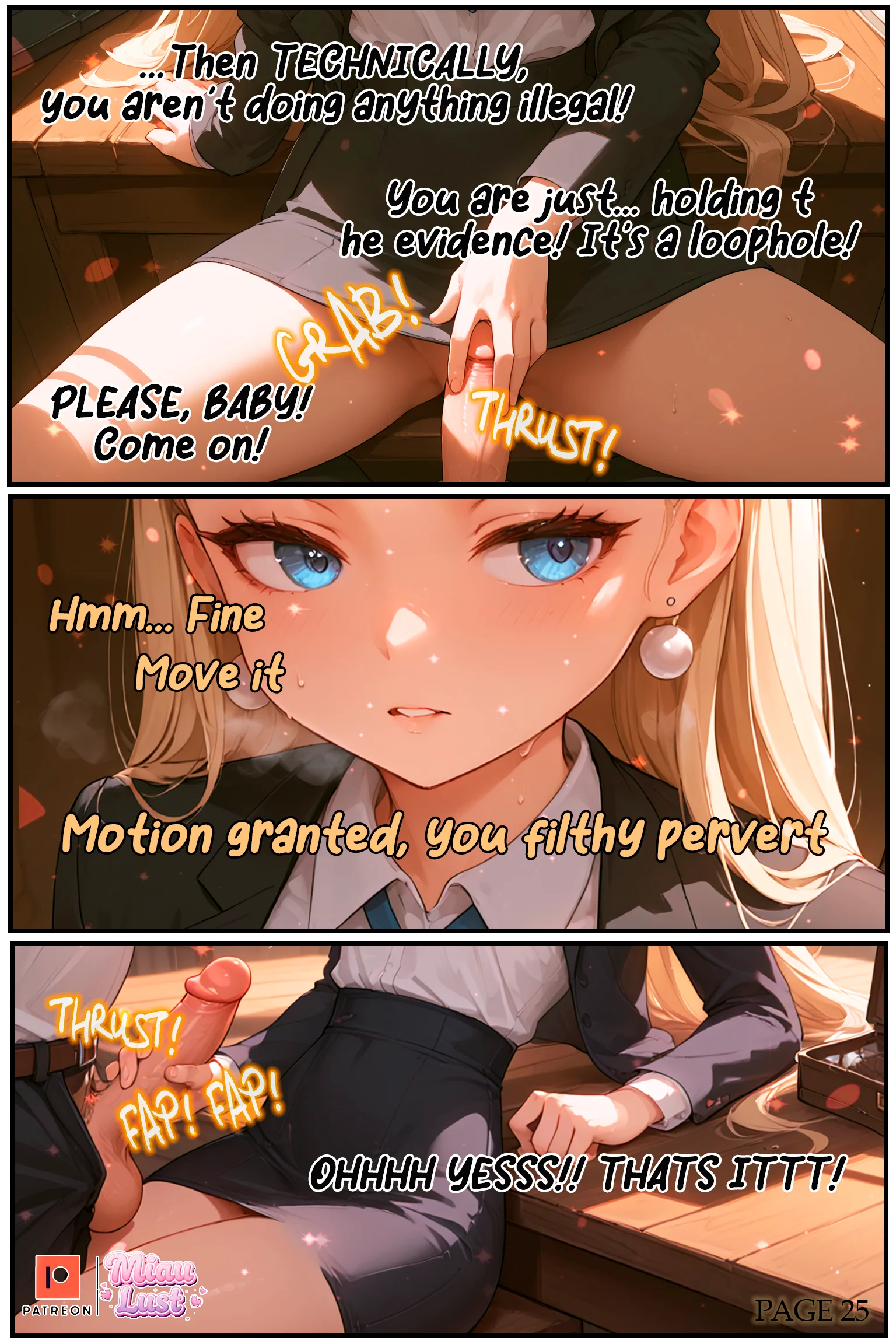 Power and Lexi original comic by Miaulust — Lexi Law, page 30
