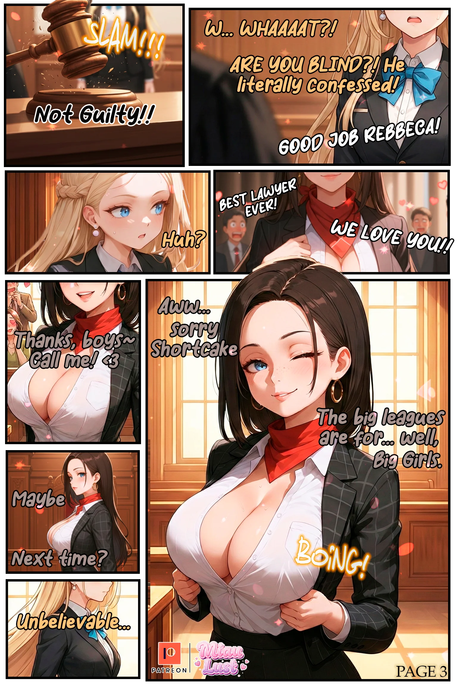 Power and Lexi original comic by Miaulust — Lexi Law, page 5