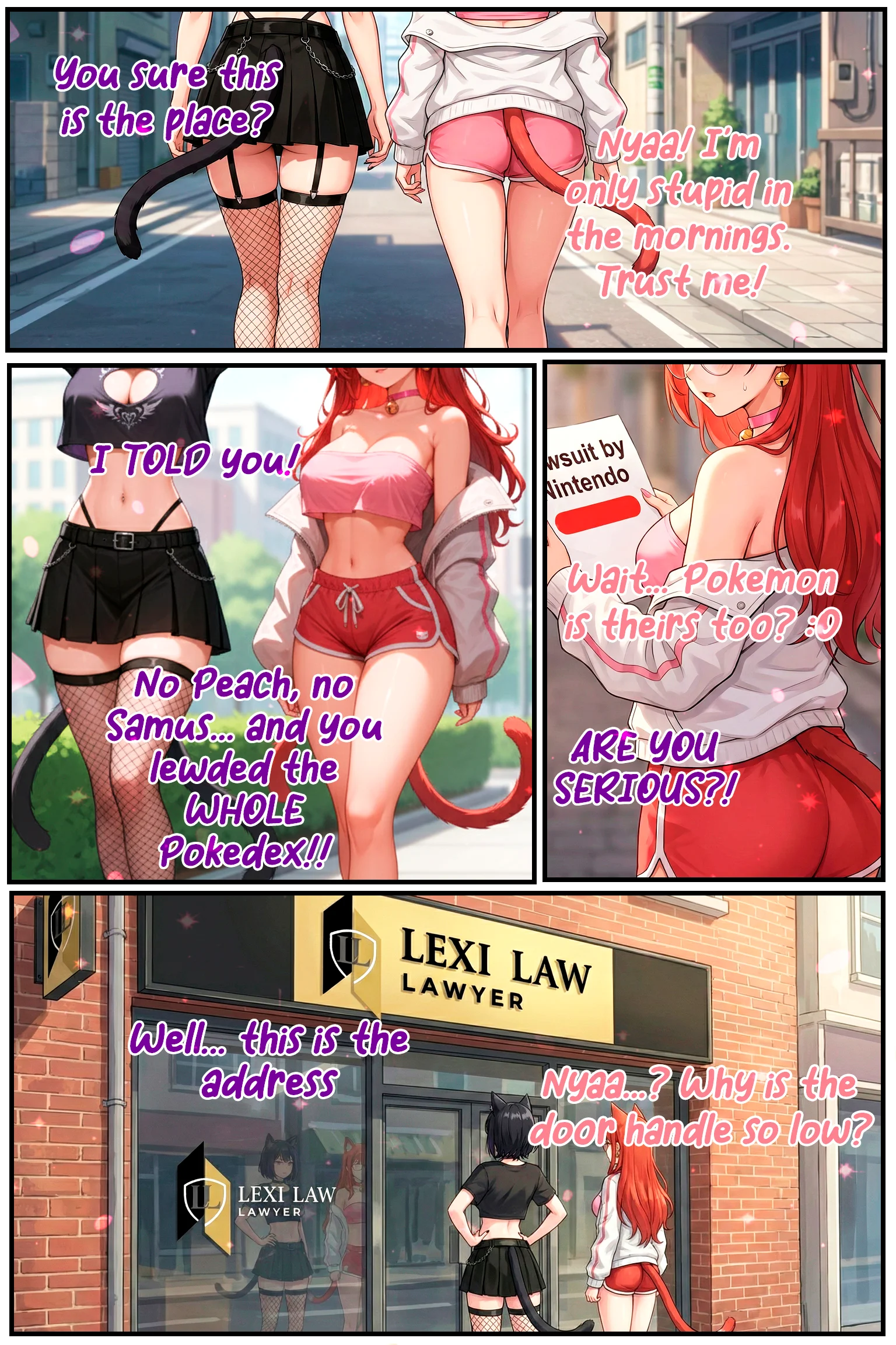 Power and Lexi original comic by Miaulust — Lexi Law, page 40