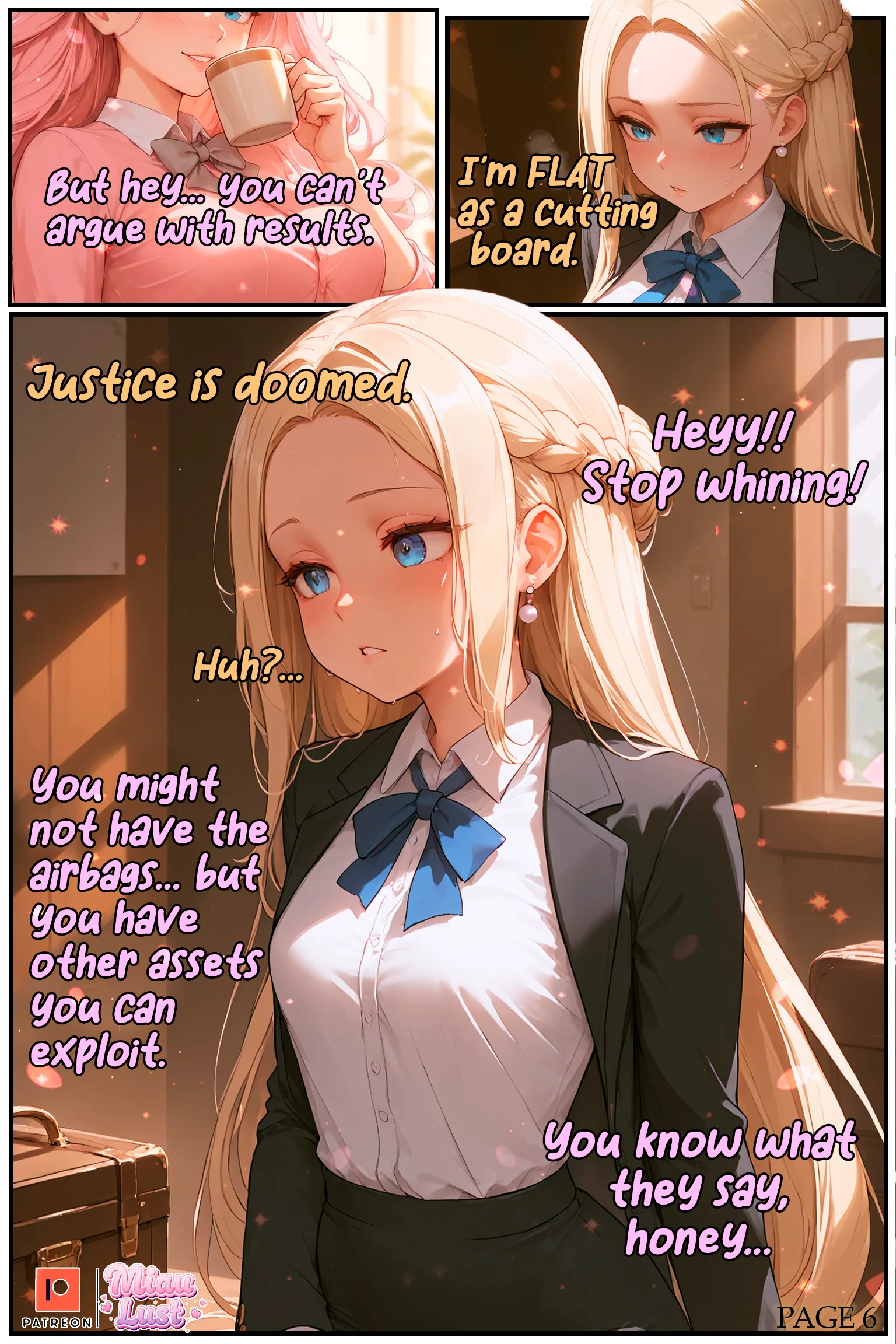 Power and Lexi original comic by Miaulust — Lexi Law, page 9