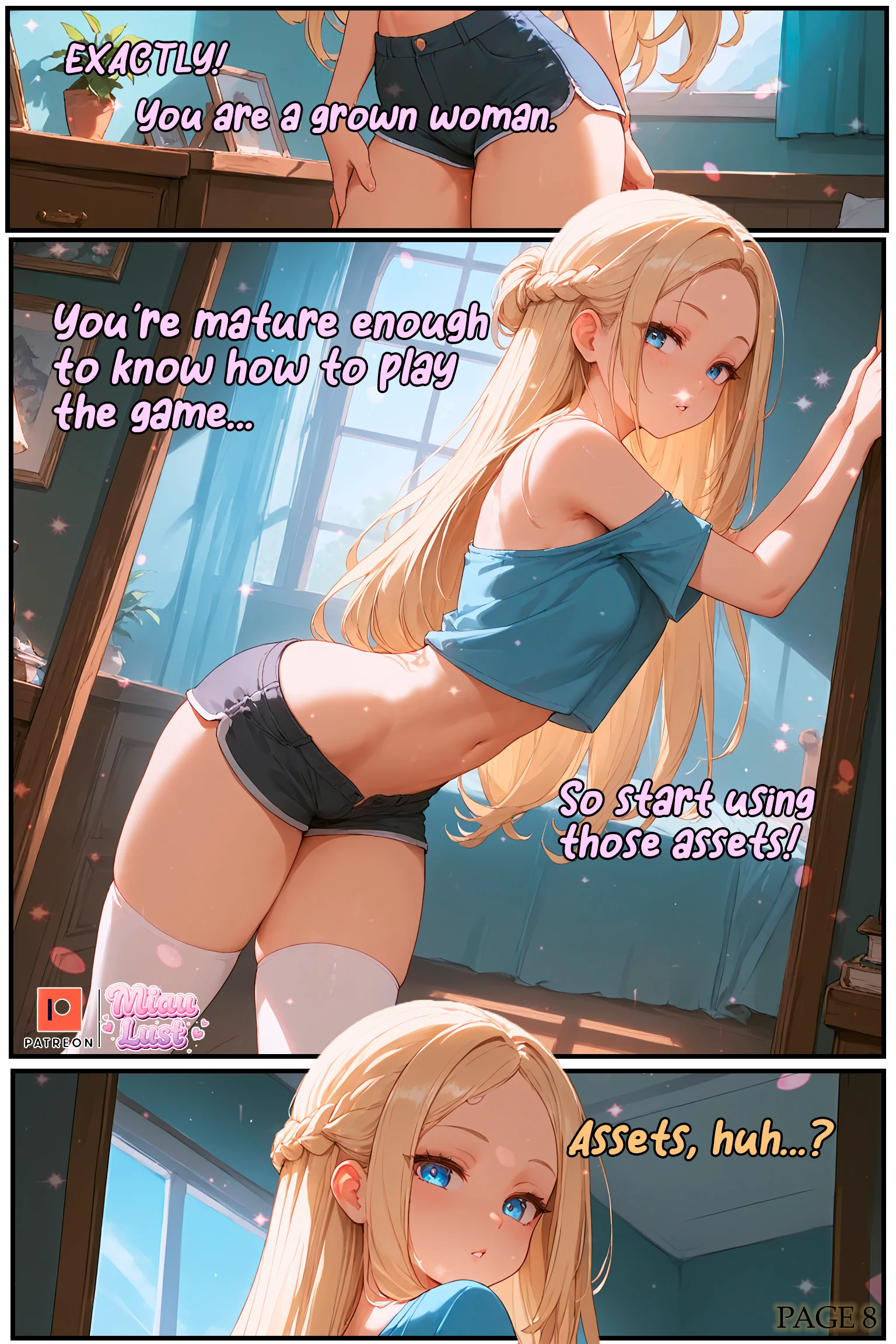 Power and Lexi original comic by Miaulust — Lexi Law, page 11