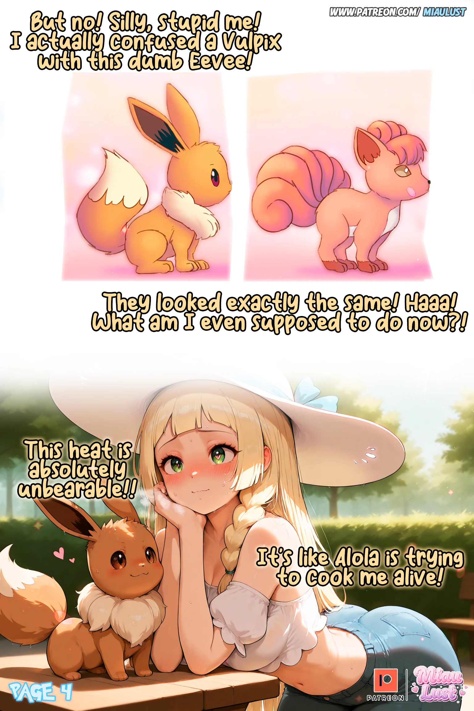 Lillie’s Scoop Pokemon parody comic by Miaulust — Lillie’s Scoop, page 6
