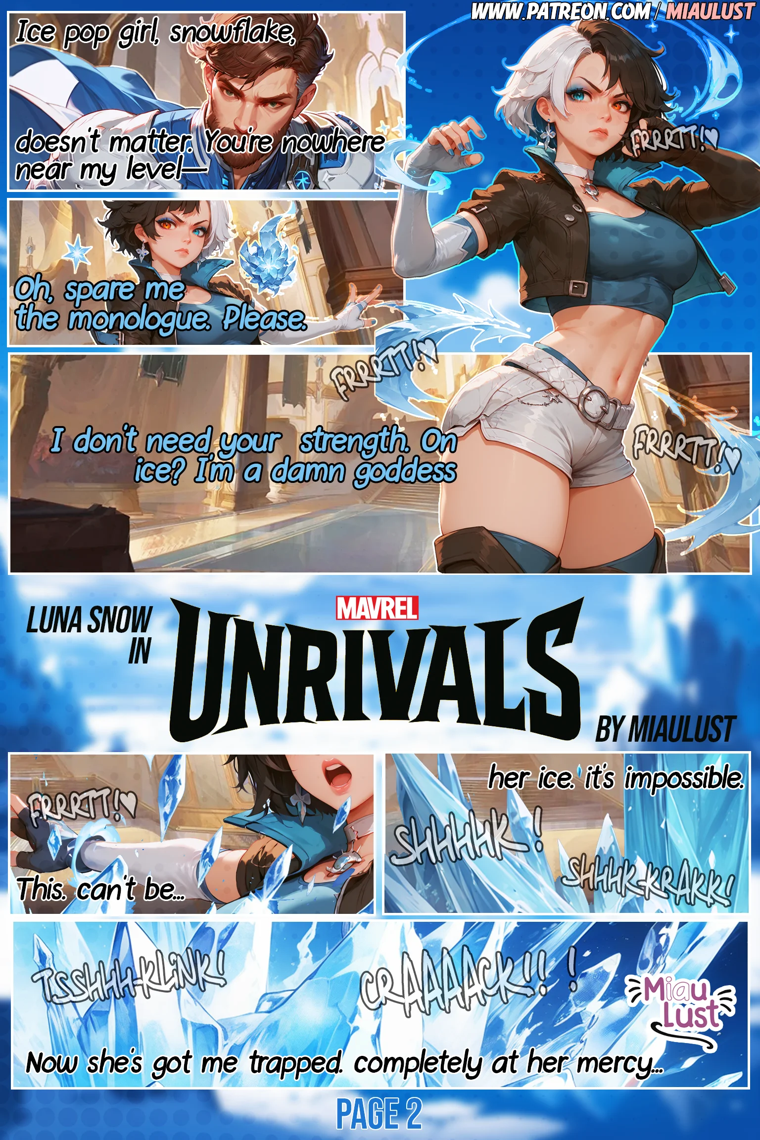 Power original comic by Miaulust — Unrivals – Luna Snow, page 3