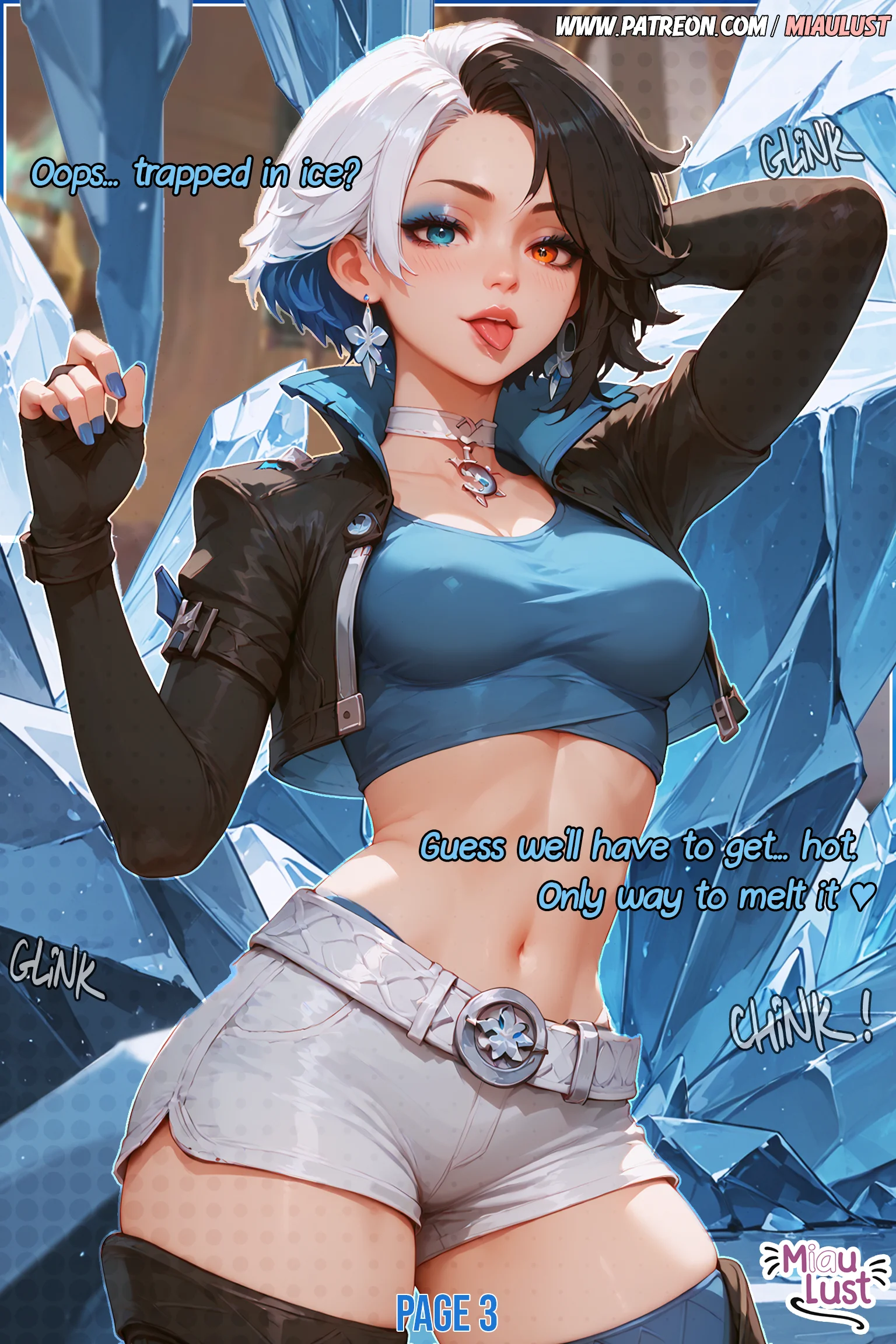 Power original comic by Miaulust — Unrivals – Luna Snow, page 4