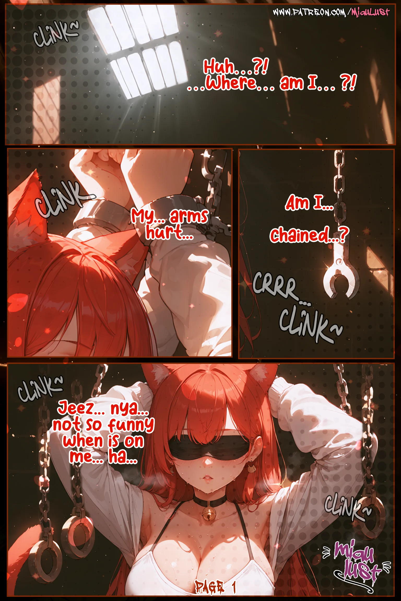 Miau original comic by Miaulust — Cat – Napped, page 2