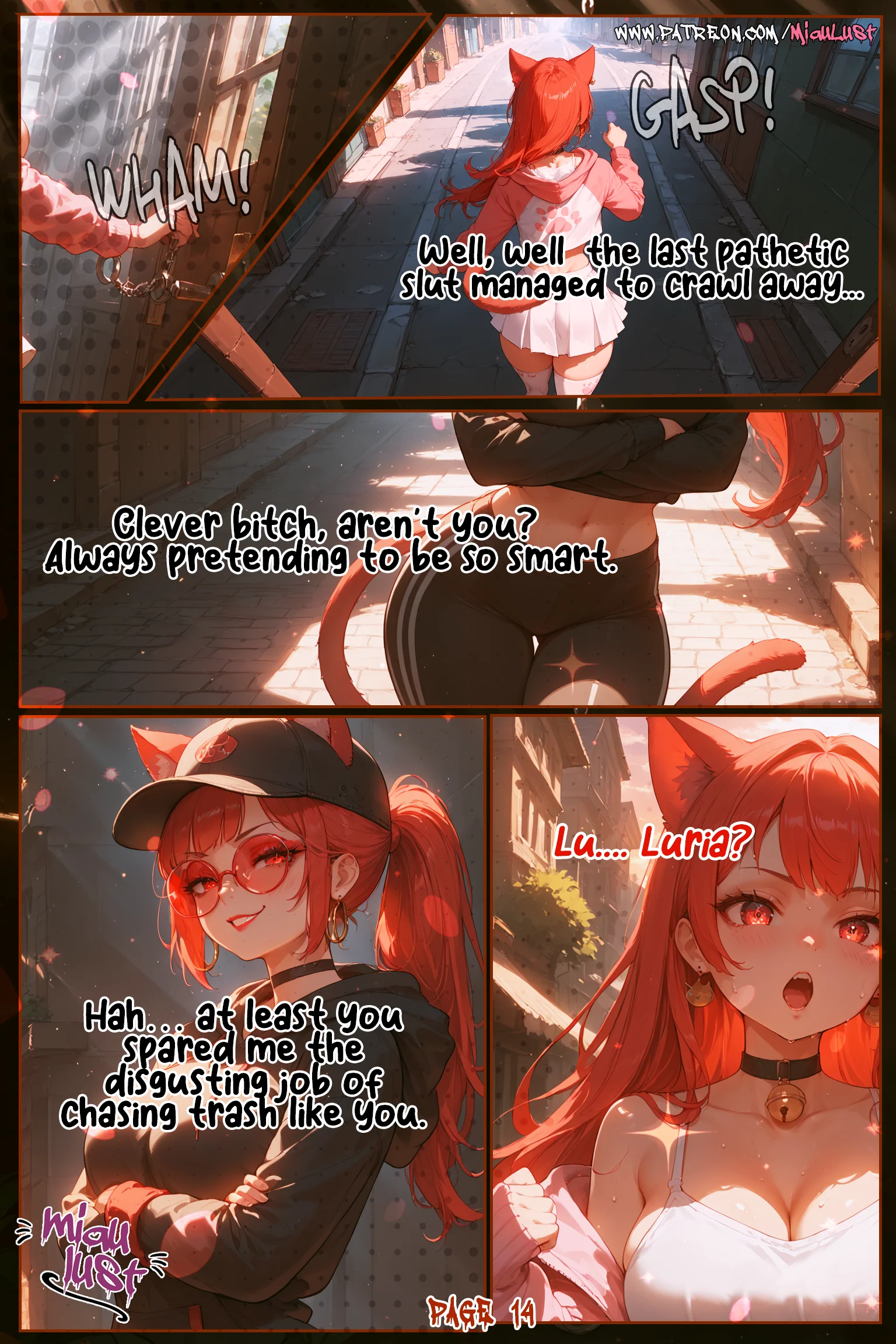 Miau original comic by Miaulust — Cat – Napped, page 16