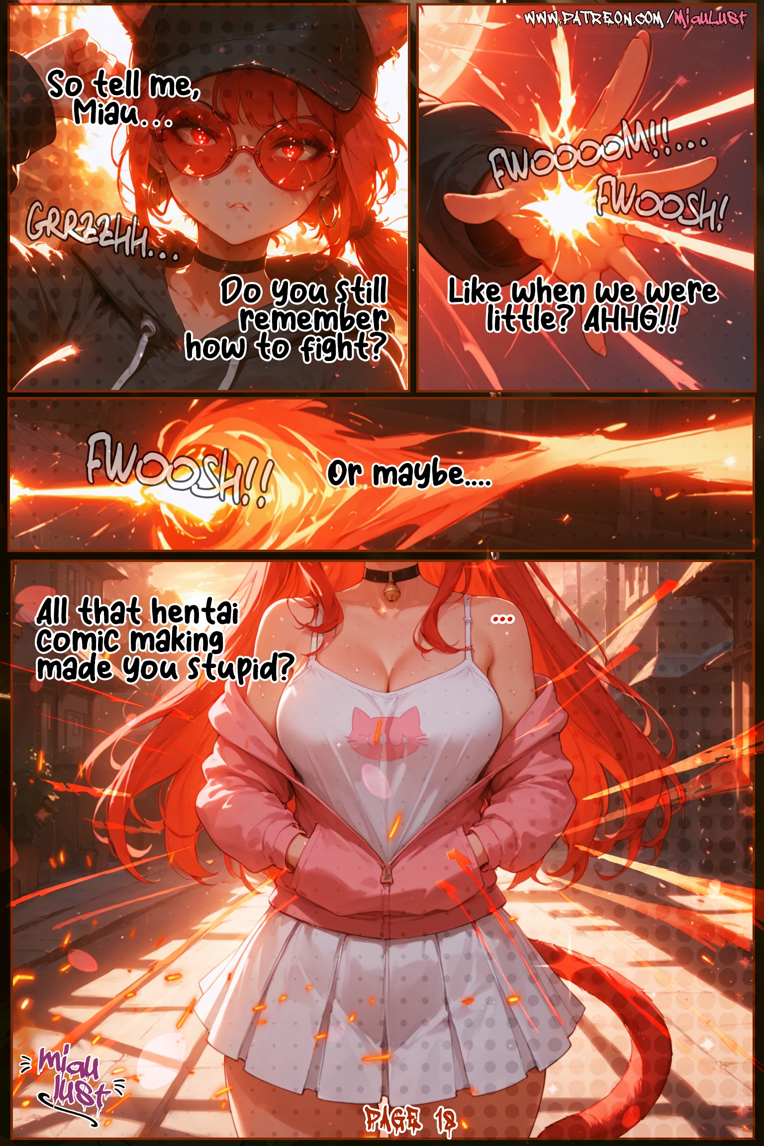 Miau original comic by Miaulust — Cat – Napped, page 20