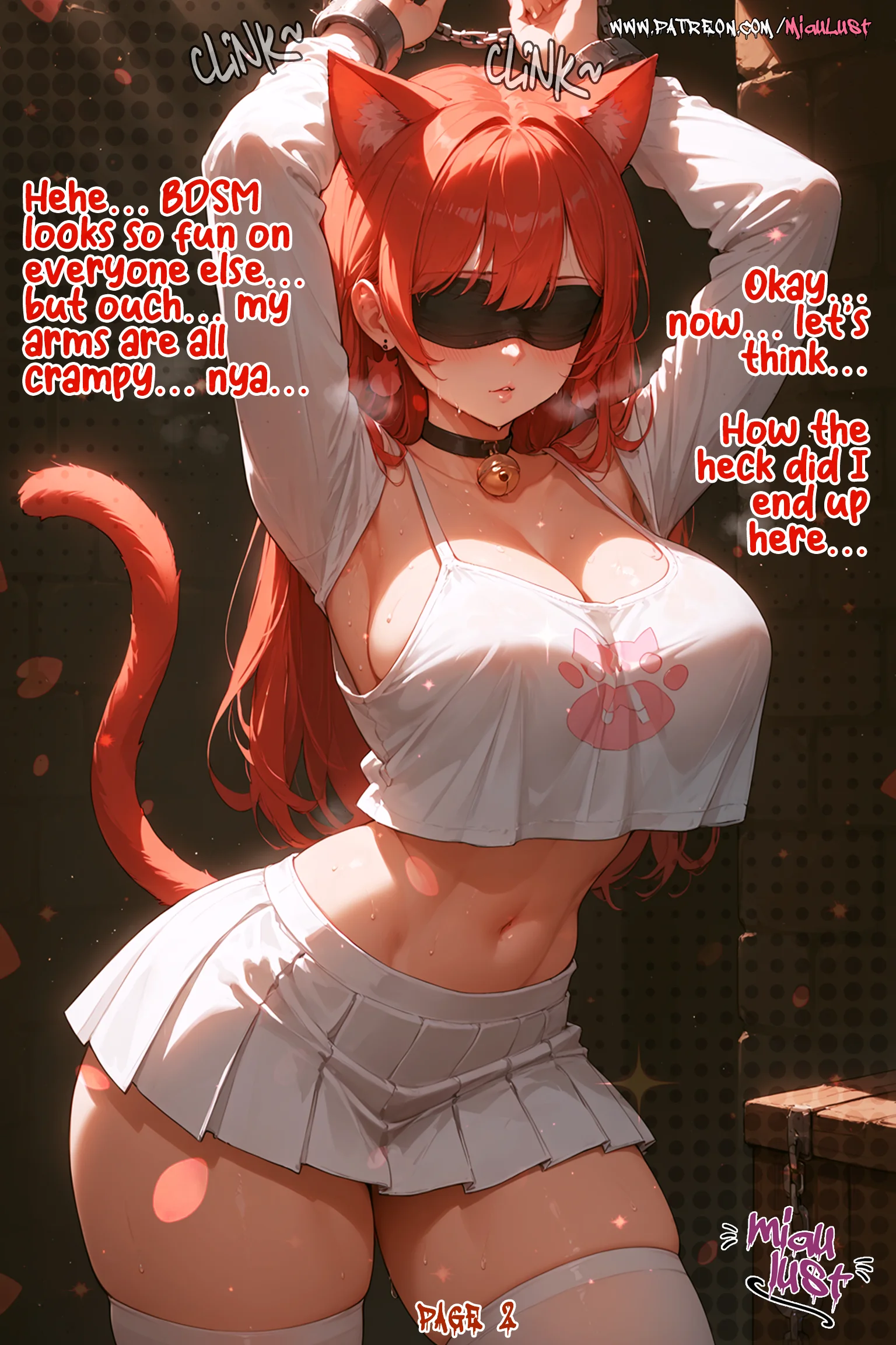 Miau original comic by Miaulust — Cat – Napped, page 3