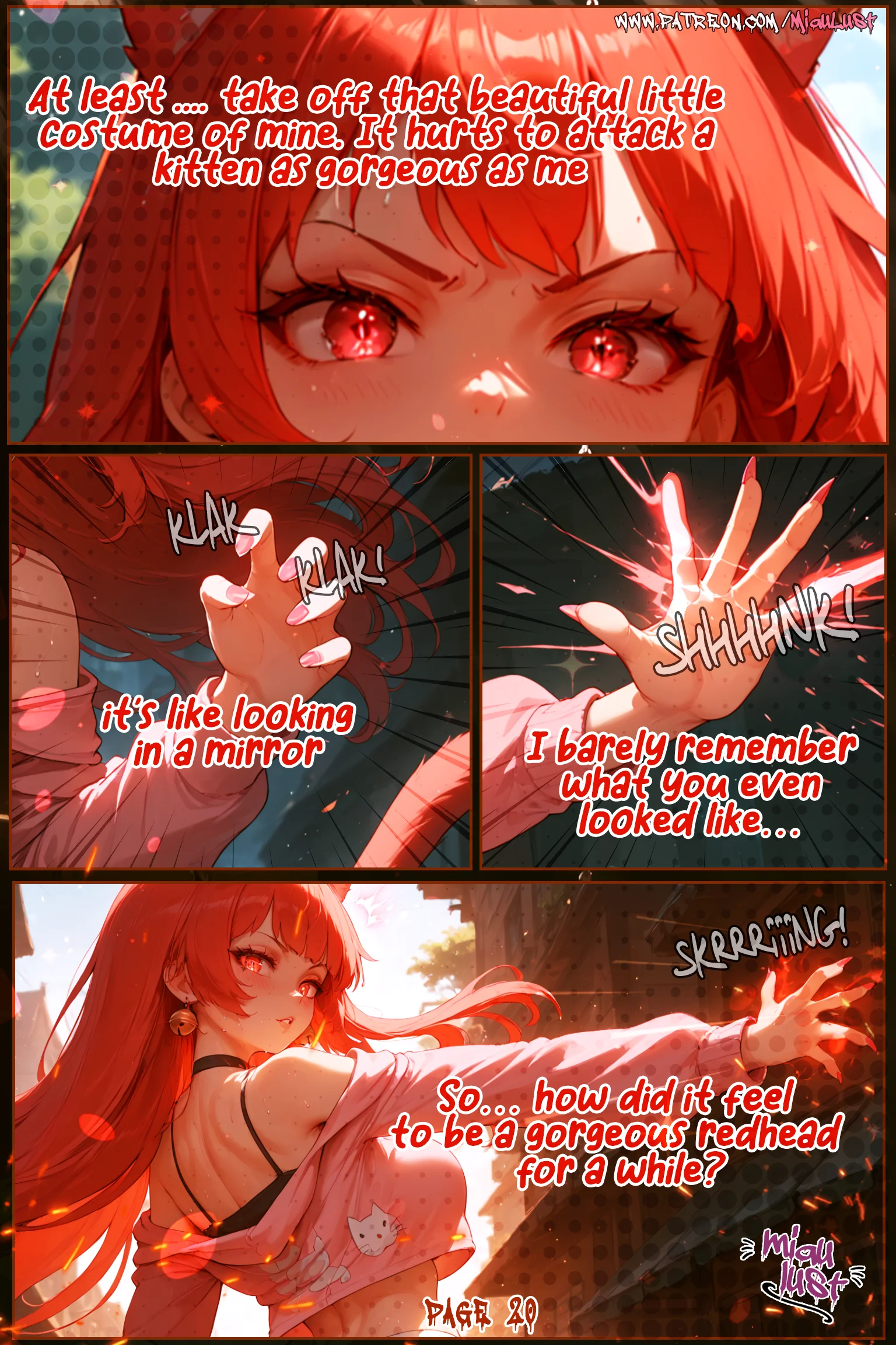 Miau original comic by Miaulust — Cat – Napped, page 22