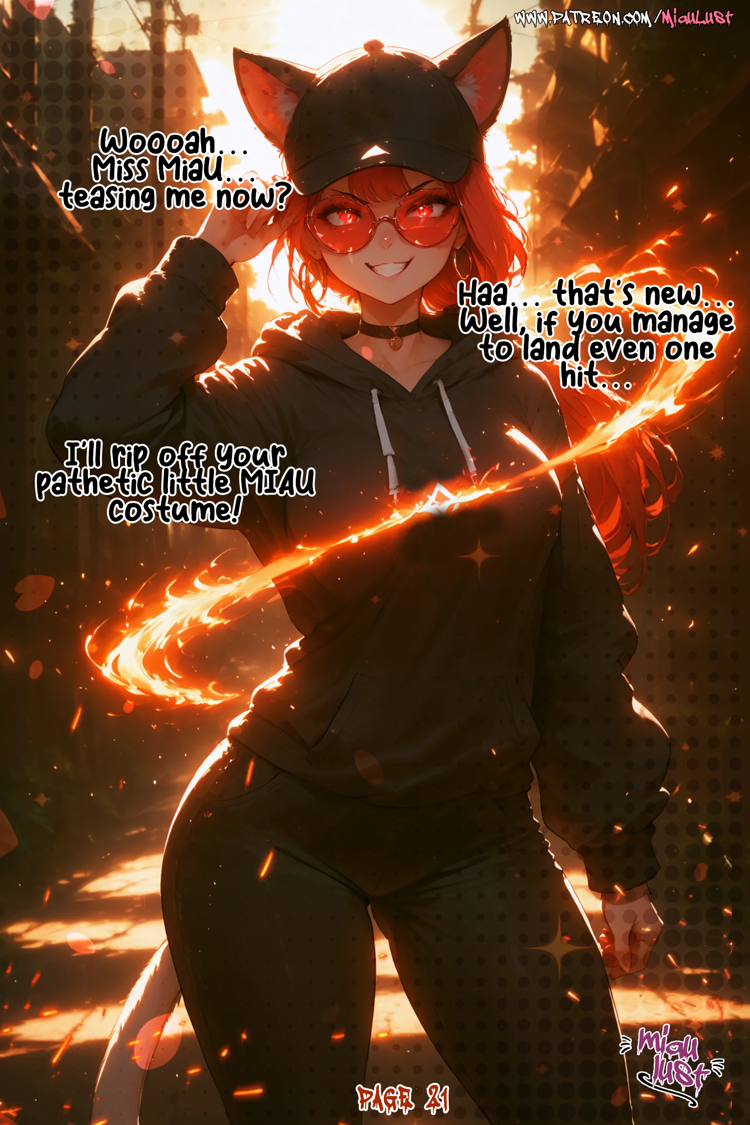 Miau original comic by Miaulust — Cat – Napped, page 23