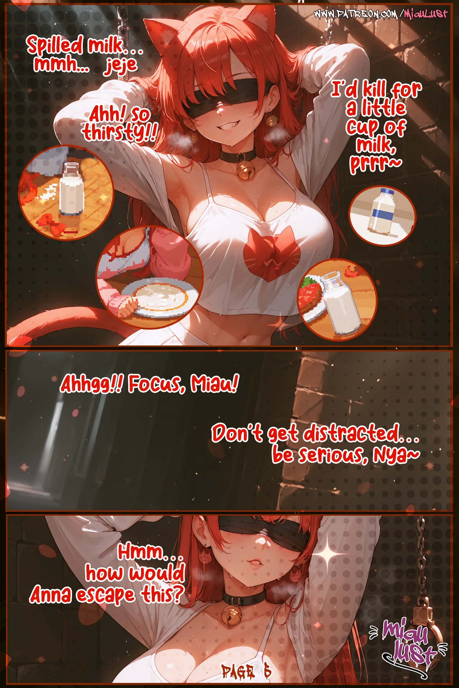 Miau original comic by Miaulust — Cat – Napped, page 6