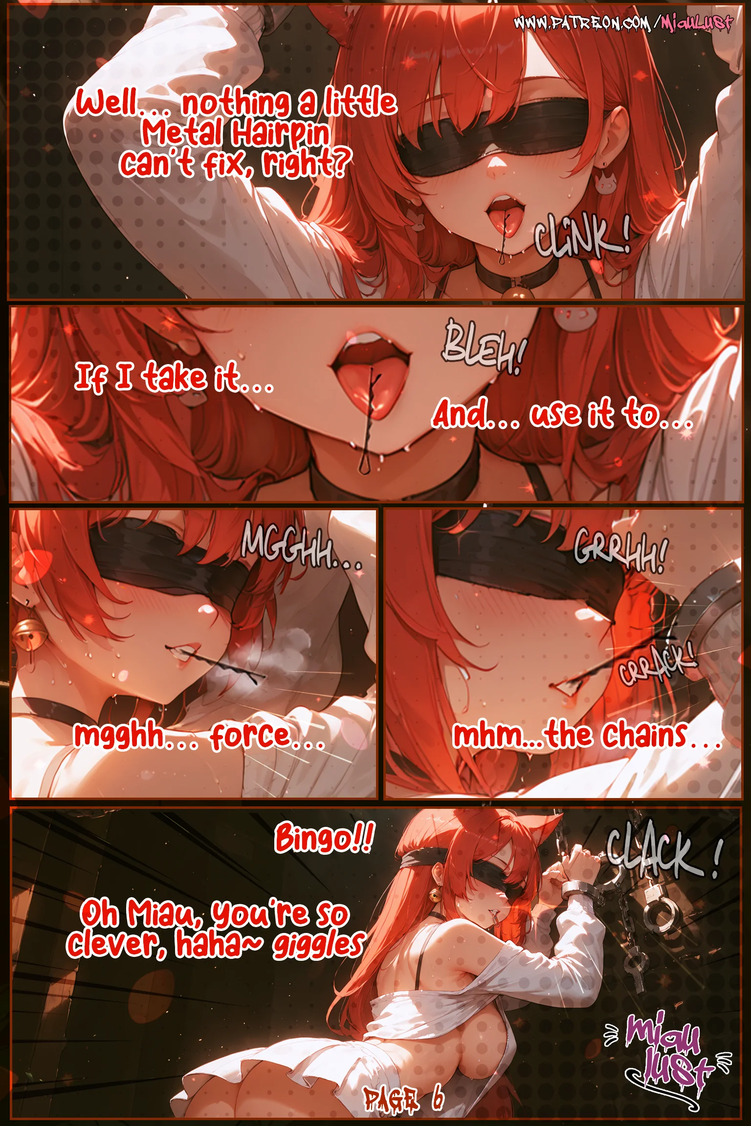 Miau original comic by Miaulust — Cat – Napped, page 8