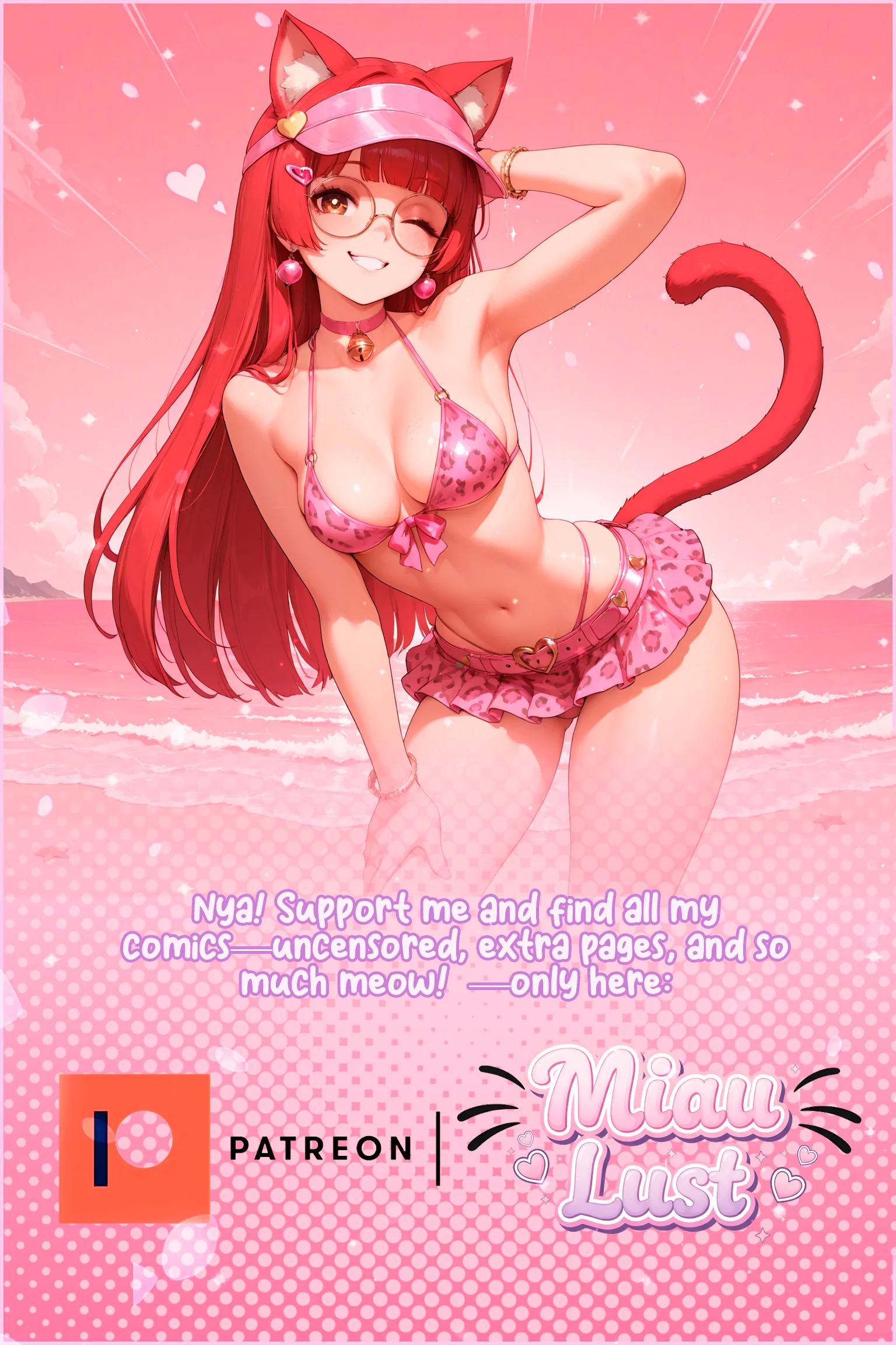Miau and Luria original comic by Miaulust — Beach Resort, page 6