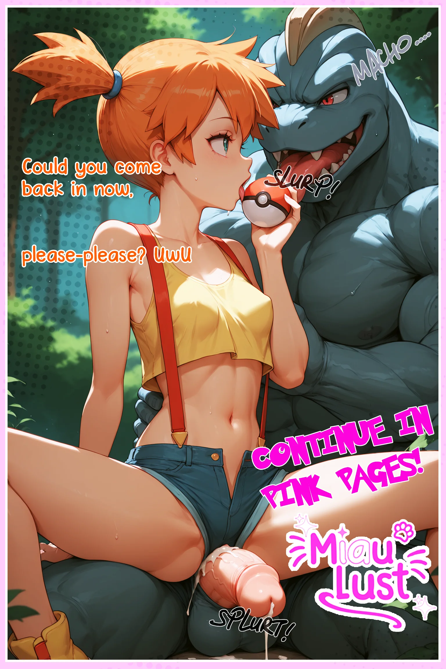 Misty Pokemon parody comic by Miaulust — In Misty’s Care, page 18