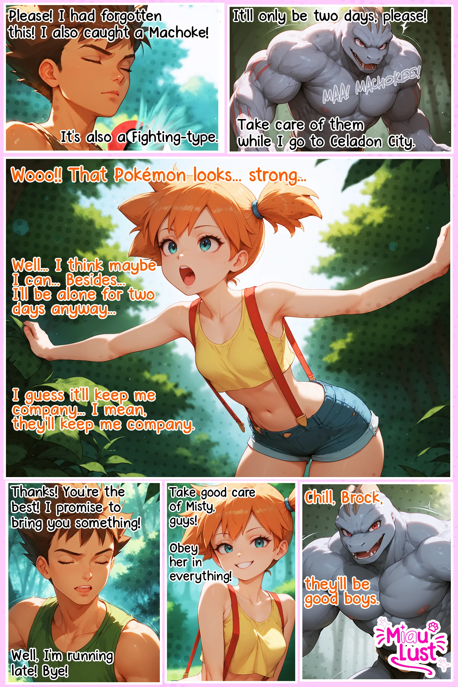 Misty Pokemon parody comic by Miaulust — In Misty’s Care, page 3