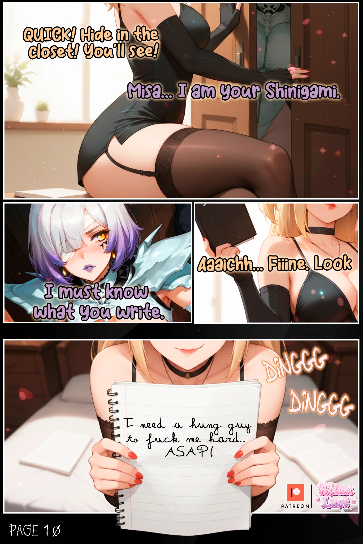 Sexy Note original comic by Miaulust — Sexy Note, page 13
