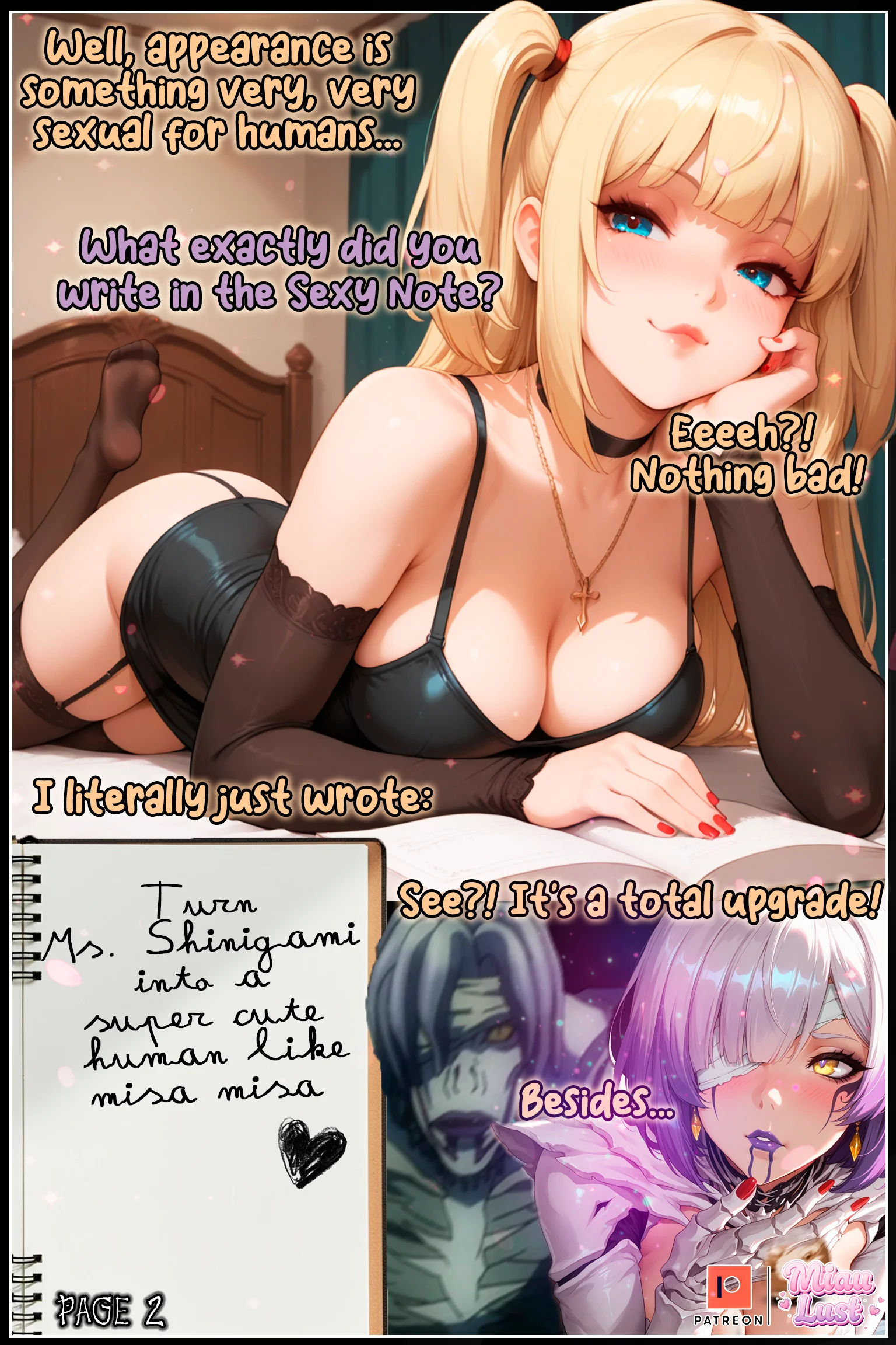 Sexy Note original comic by Miaulust — Sexy Note, page 5