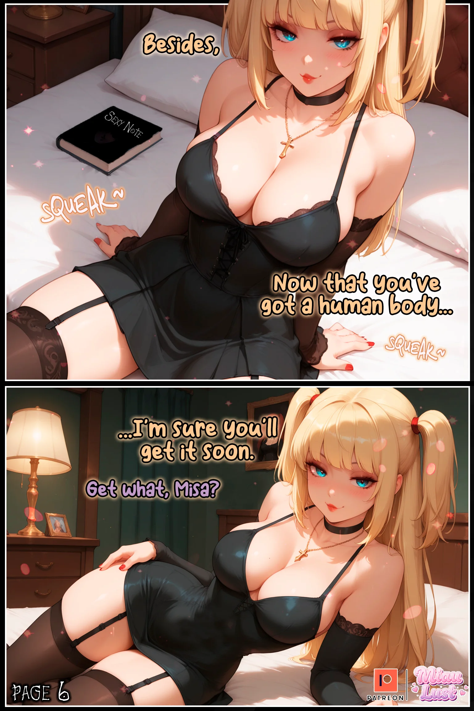 Sexy Note original comic by Miaulust — Sexy Note, page 9