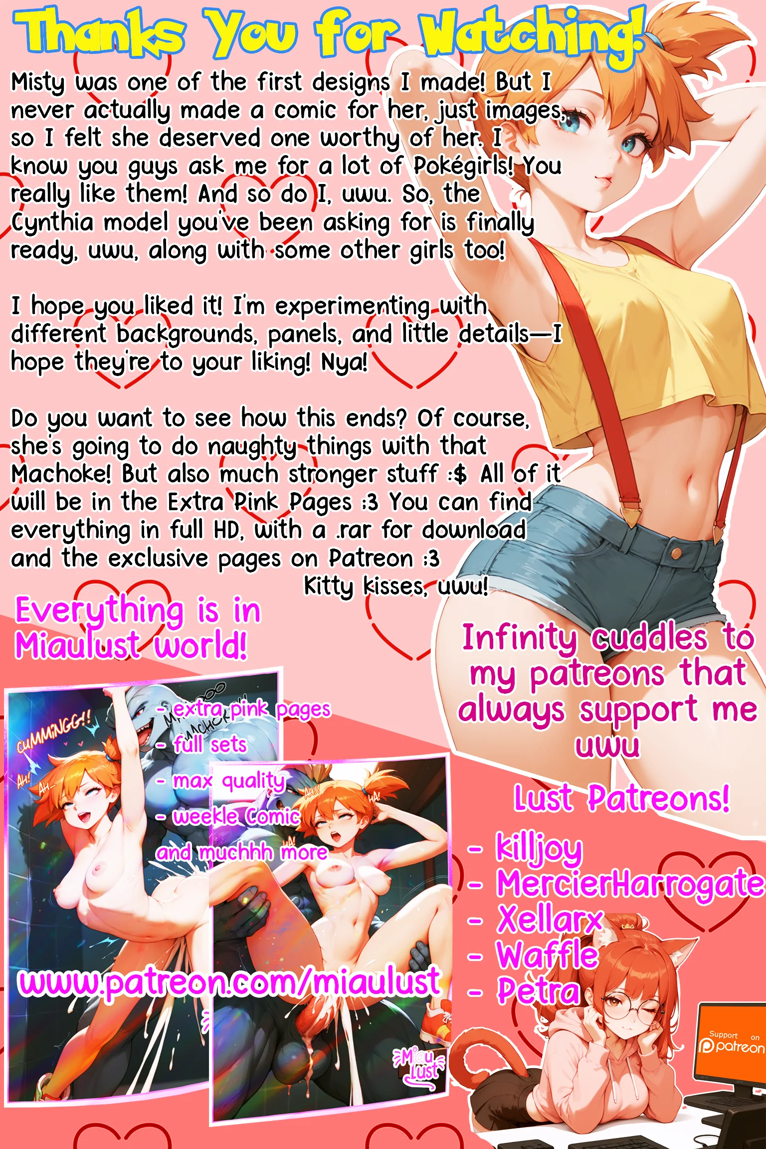 Misty Pokemon parody comic by Miaulust — In Misty’s Care, page 19