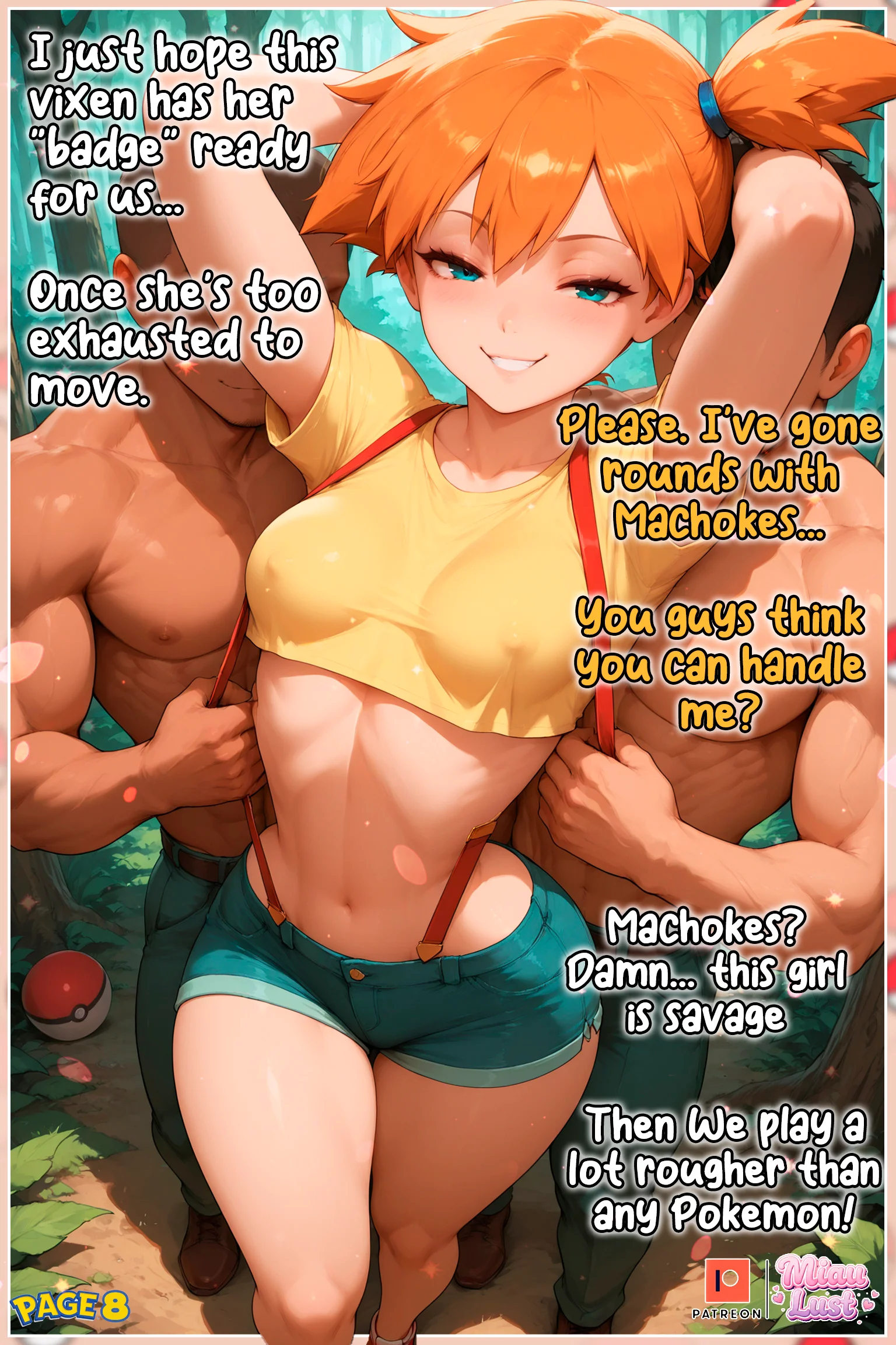 Misty Pokemon parody comic by Miaulust — In misty’s Care 2, page 10