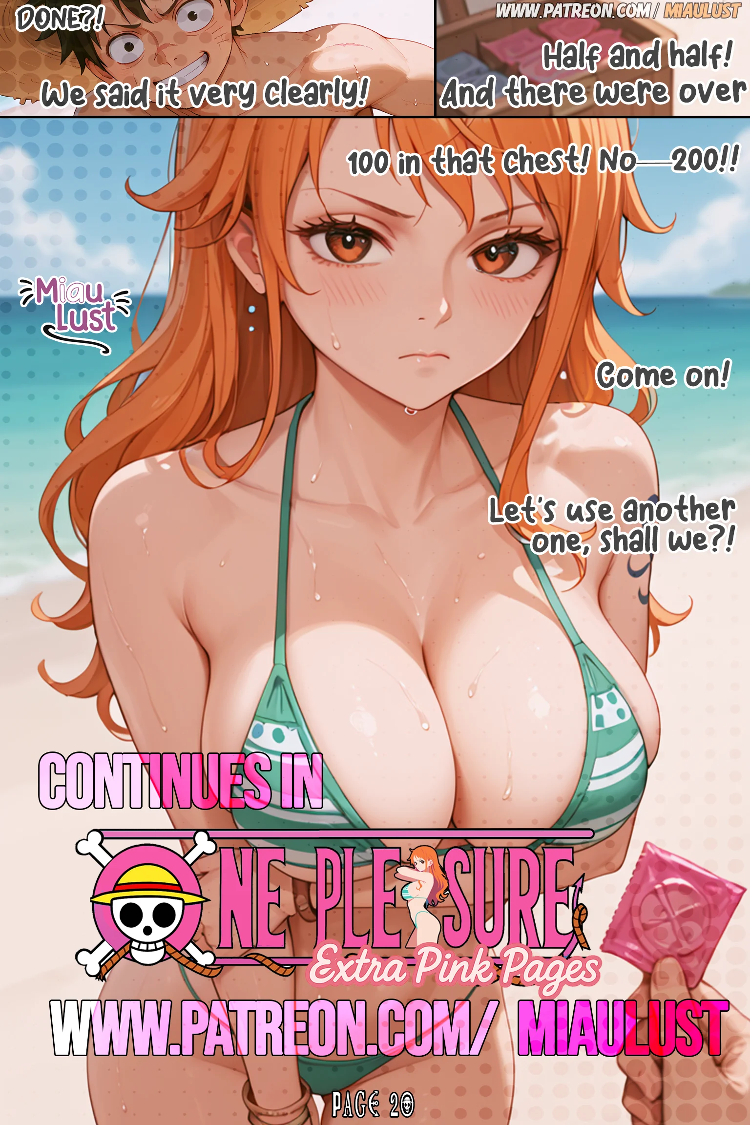 Nami One Piece parody comic by Miaulust — One Pleasure – Nami, page 23