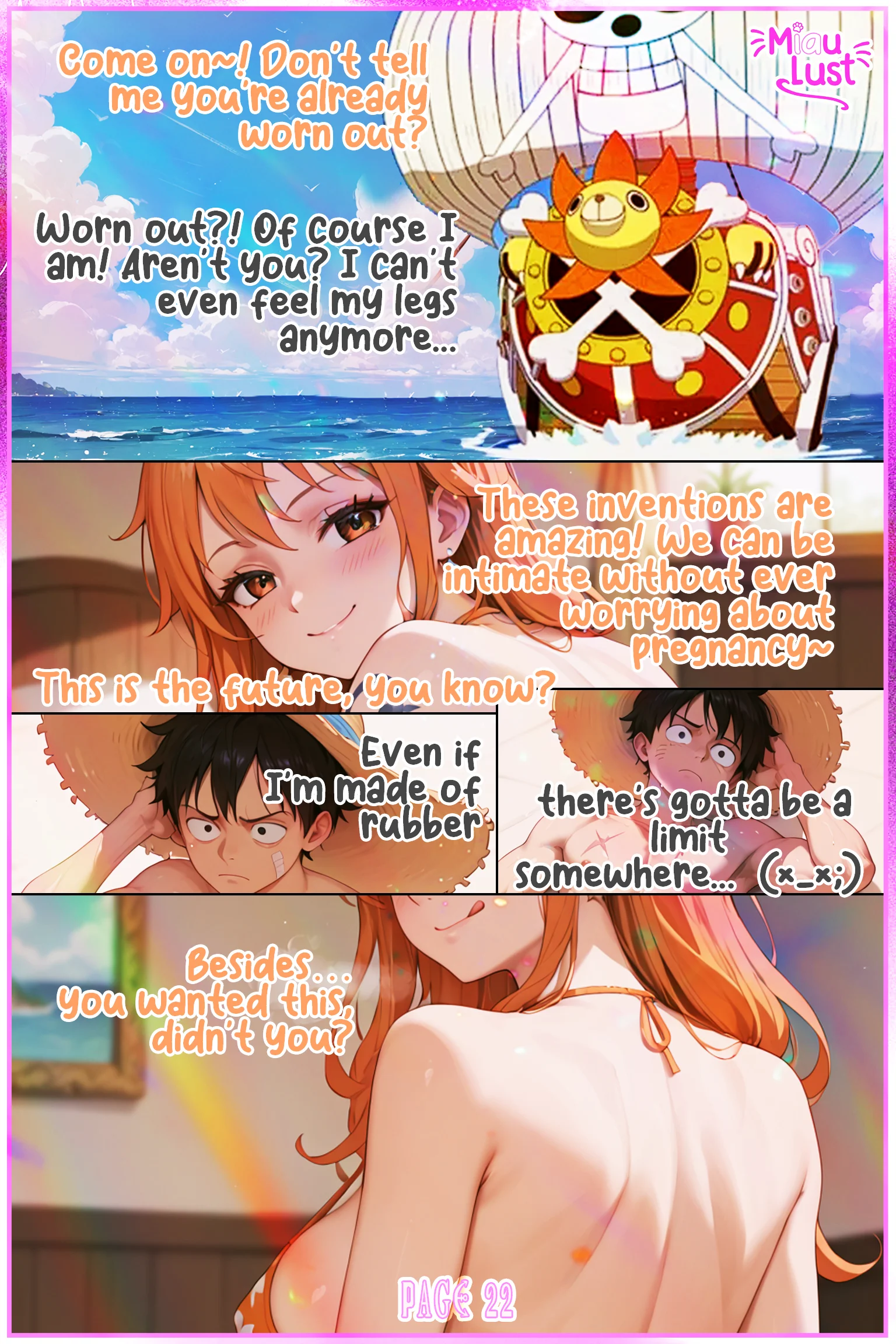 Nami One Piece parody comic by Miaulust — One Pleasure – Nami, page 26
