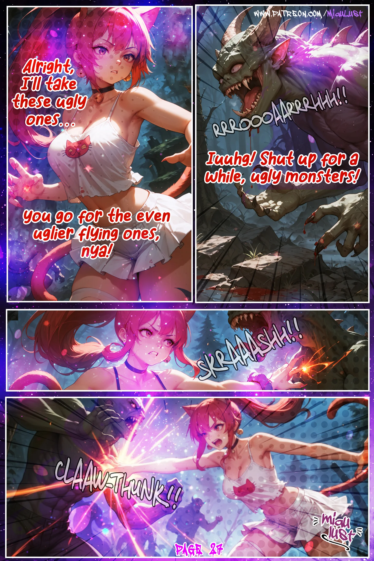 Power and Miau Pokemon parody comic by Miaulust — Cat – Napped 3, page 33