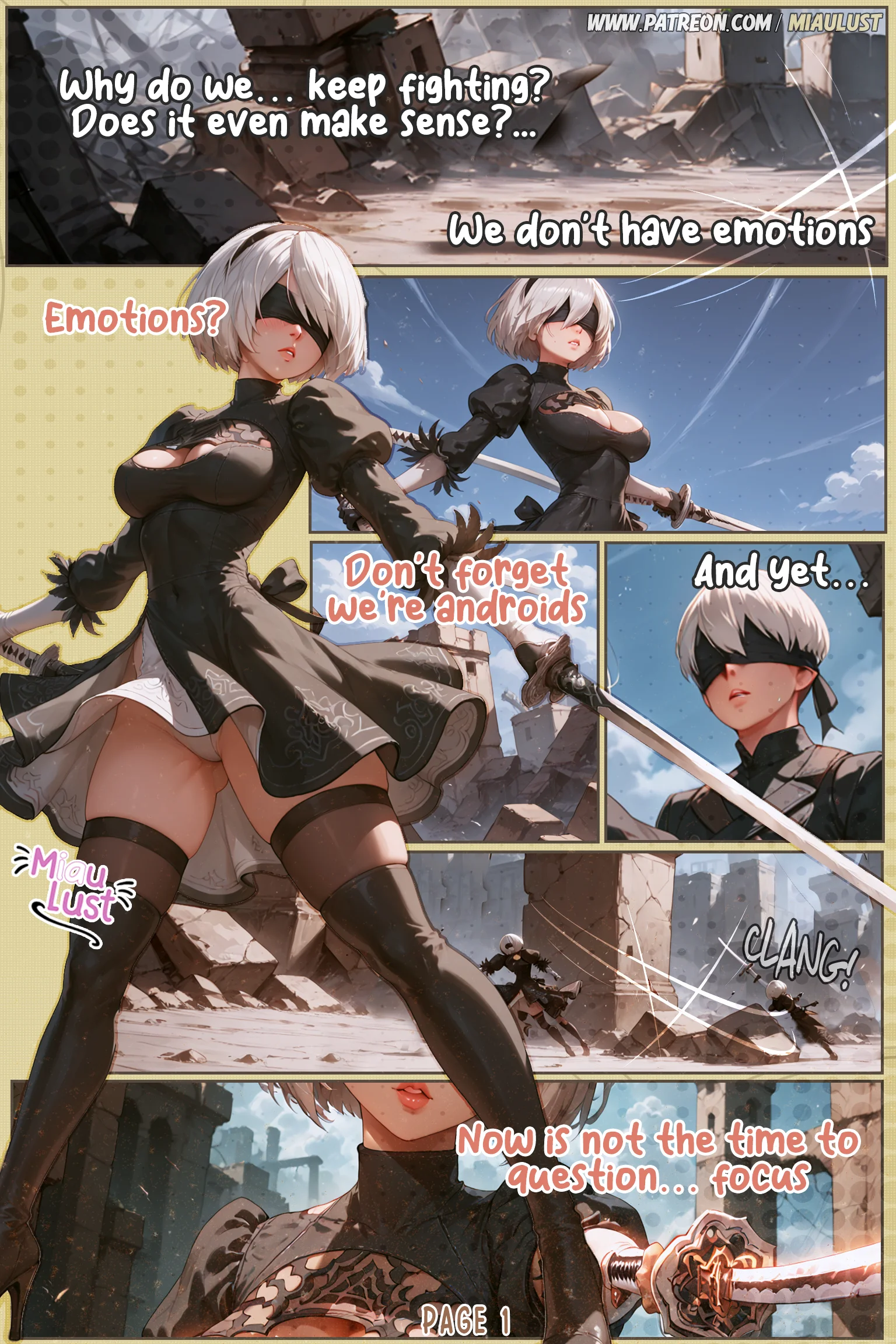 Nier: Sexmata original comic by Miaulust — Nier: Sexmata, page 3