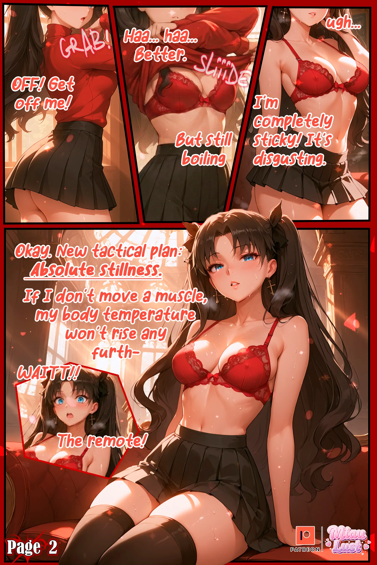 Cool Me Down! FATE original comic by Miaulust — Cool Me Down! FATE, page 3
